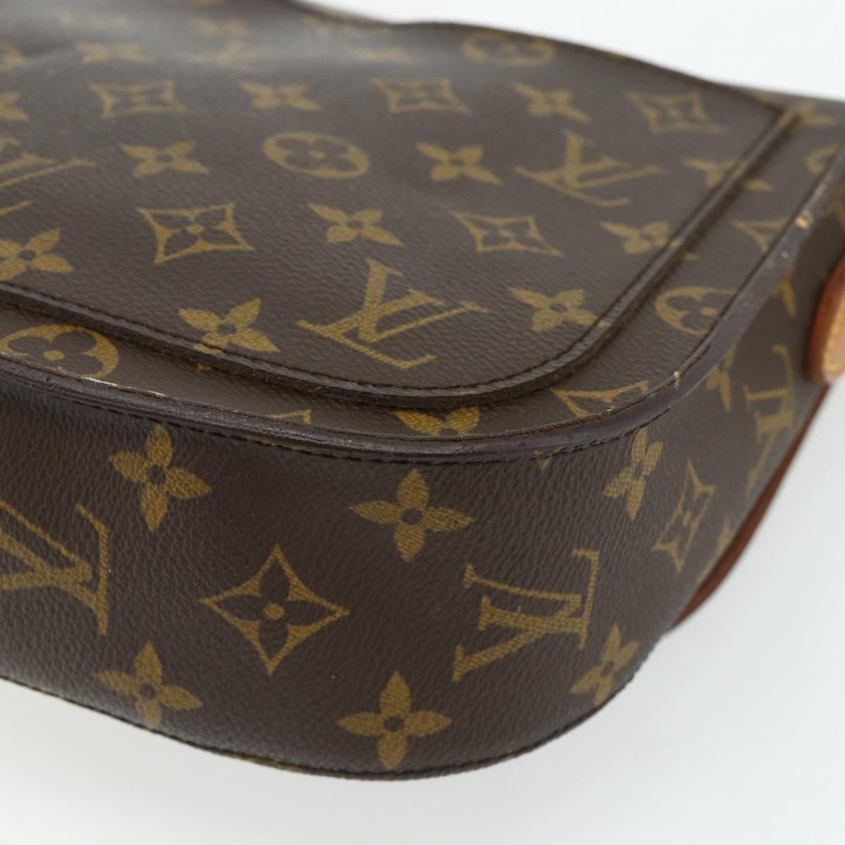 LOUIS VUITTON Monogram Saint Cloud GM Shoulder Bag M51242 LV Auth 158438