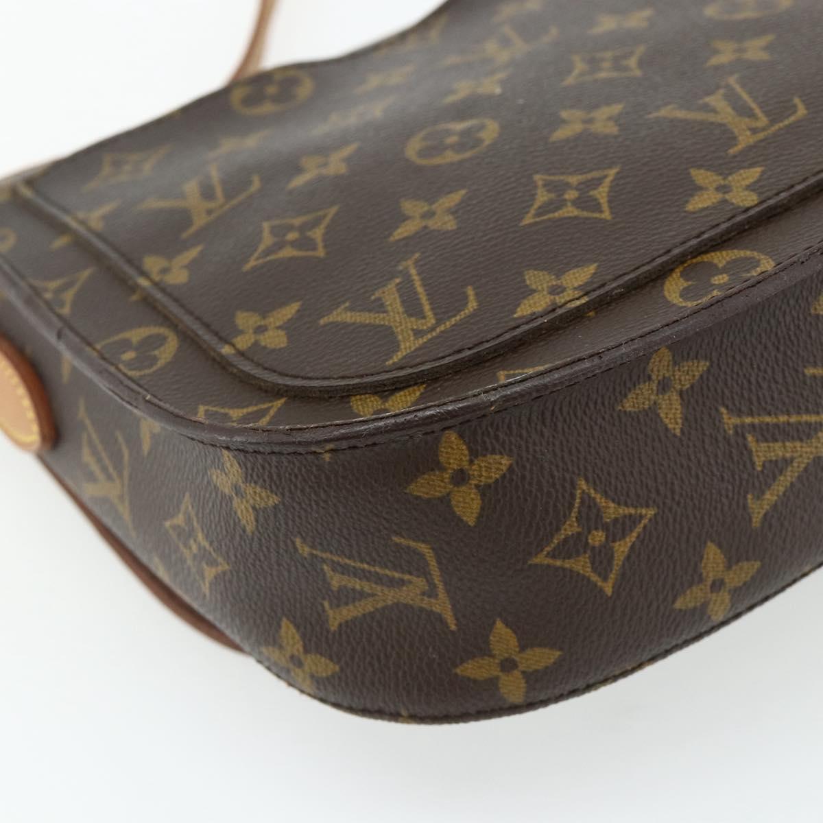 LOUIS VUITTON Monogram Saint Cloud GM Shoulder Bag M51242 LV Auth 158438