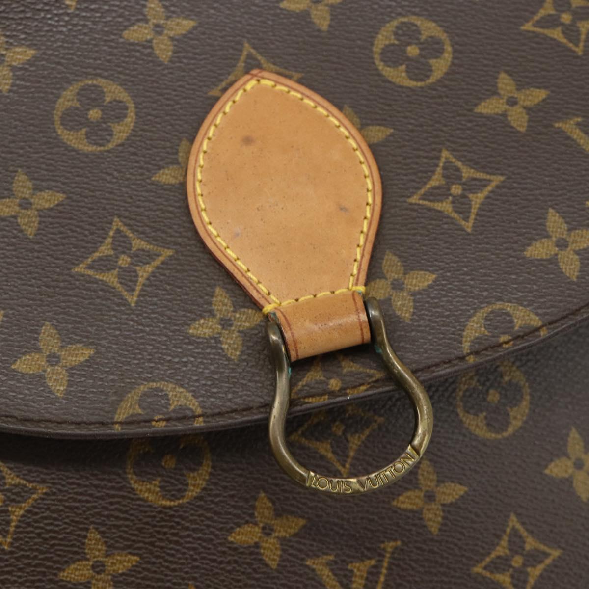 LOUIS VUITTON Monogram Saint Cloud GM Shoulder Bag M51242 LV Auth 158438