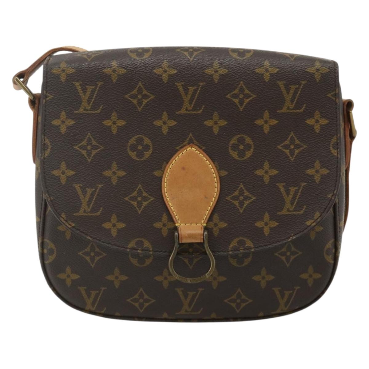 LOUIS VUITTON Monogram Saint Cloud GM Shoulder Bag M51242 LV Auth 158438