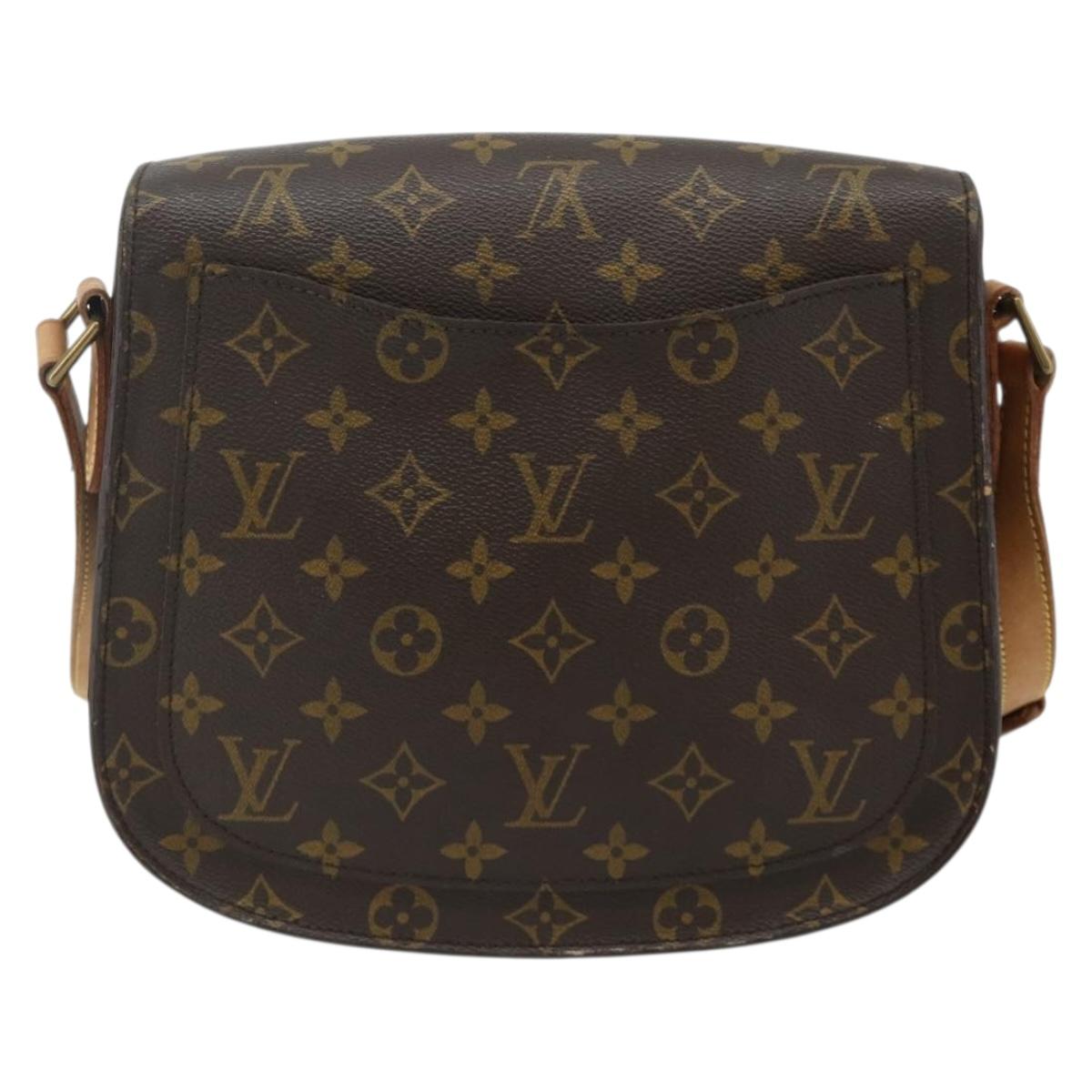 LOUIS VUITTON Monogram Saint Cloud GM Shoulder Bag M51242 LV Auth 158438