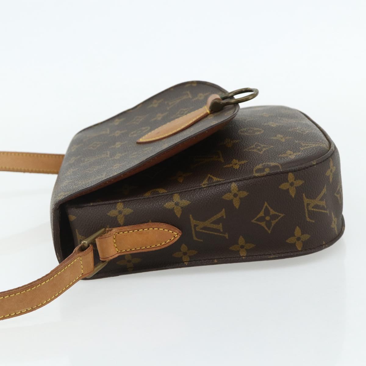 LOUIS VUITTON Monogram Saint Cloud GM Shoulder Bag M51242 LV Auth 158438