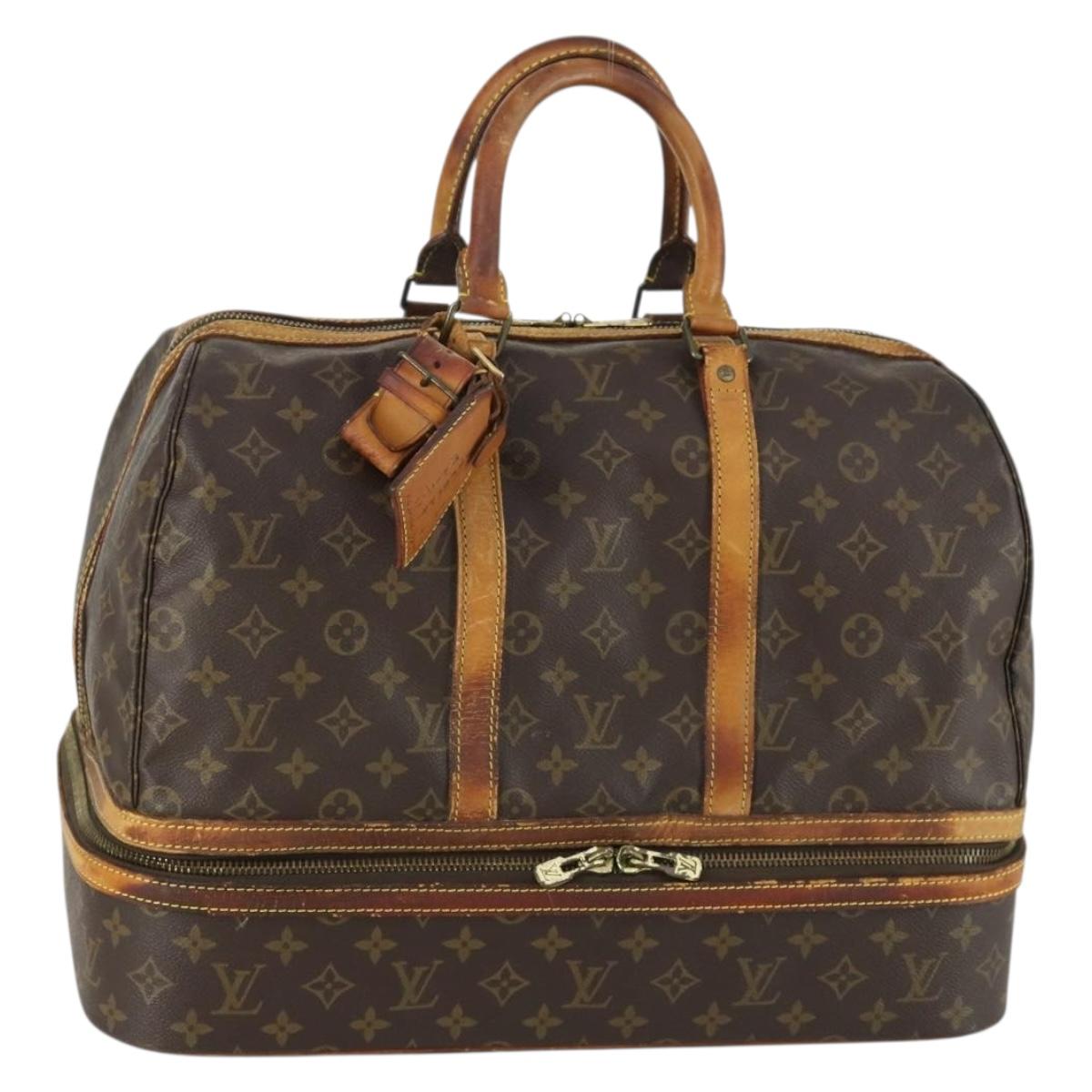 LOUIS VUITTON Monogram Sac Sports Boston Bag M41444 LV Auth 158448