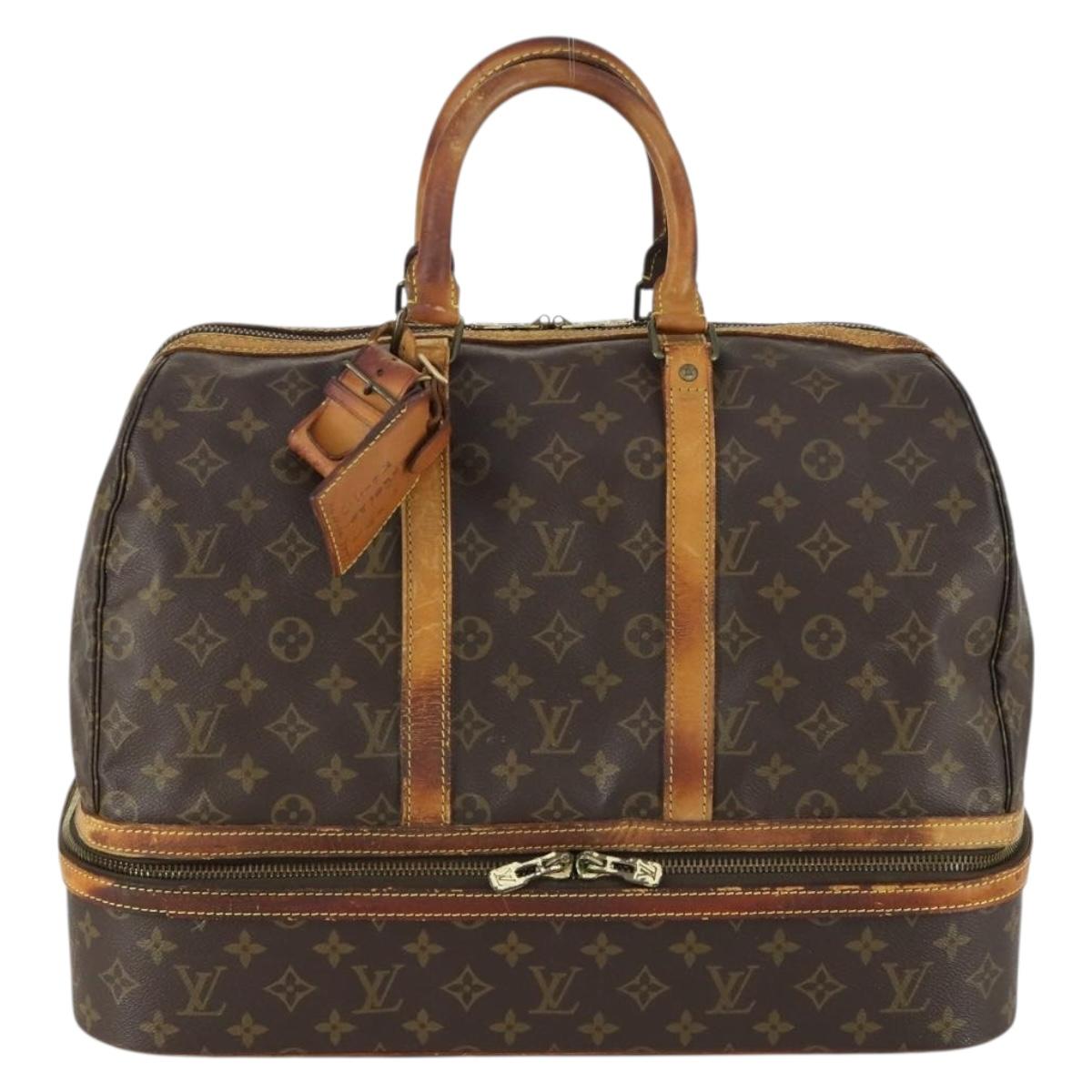 LOUIS VUITTON Monogram Sac Sports Boston Bag M41444 LV Auth 158448
