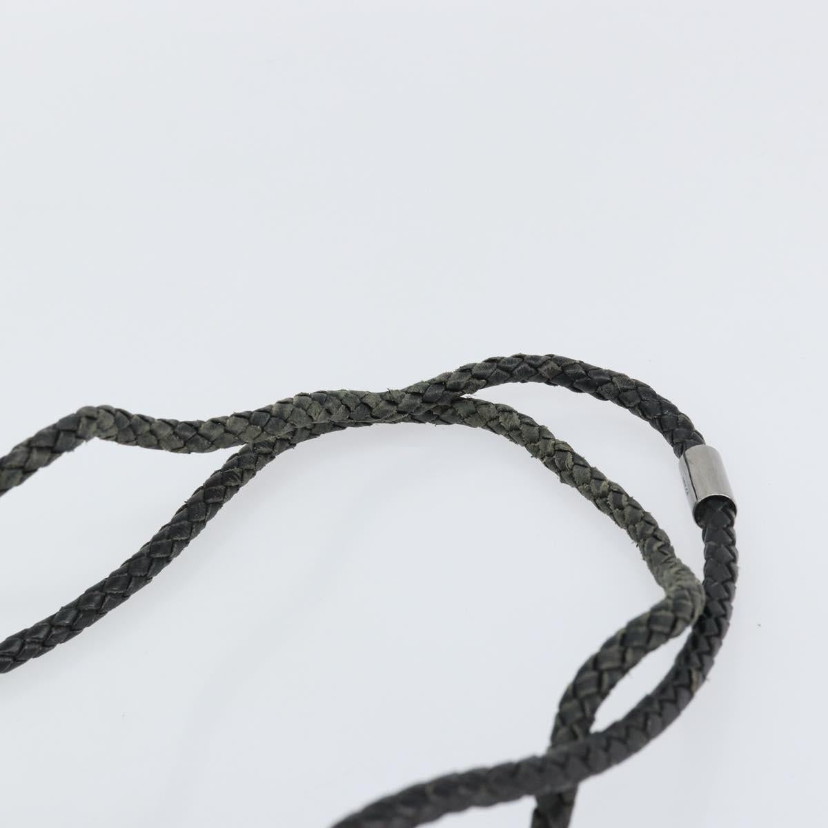 GUCCI GG Canvas Shoulder Bag Black Silver 109141 Auth 158449