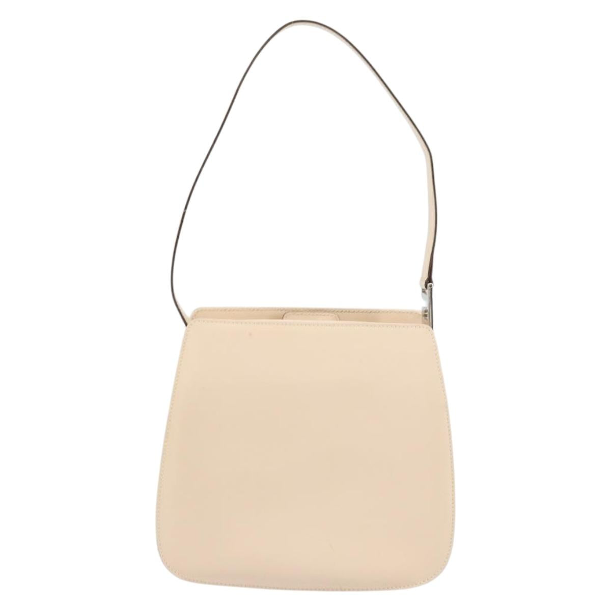 GUCCI Shoulder Bag Leather Pink Silver 007 406 0259 Auth 158508