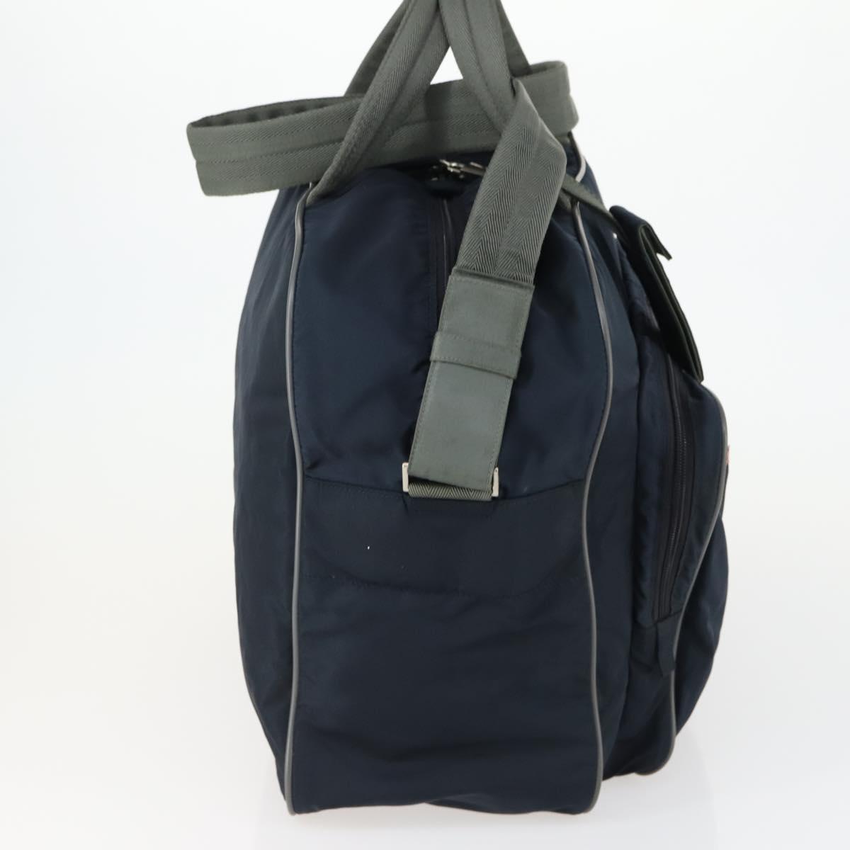 PRADA Sports Boston Bag Nylon 2way Navy Red Auth 158522