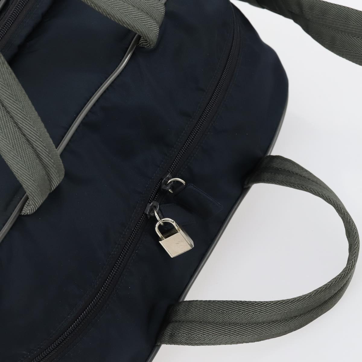 PRADA Sports Boston Bag Nylon 2way Navy Red Auth 158522