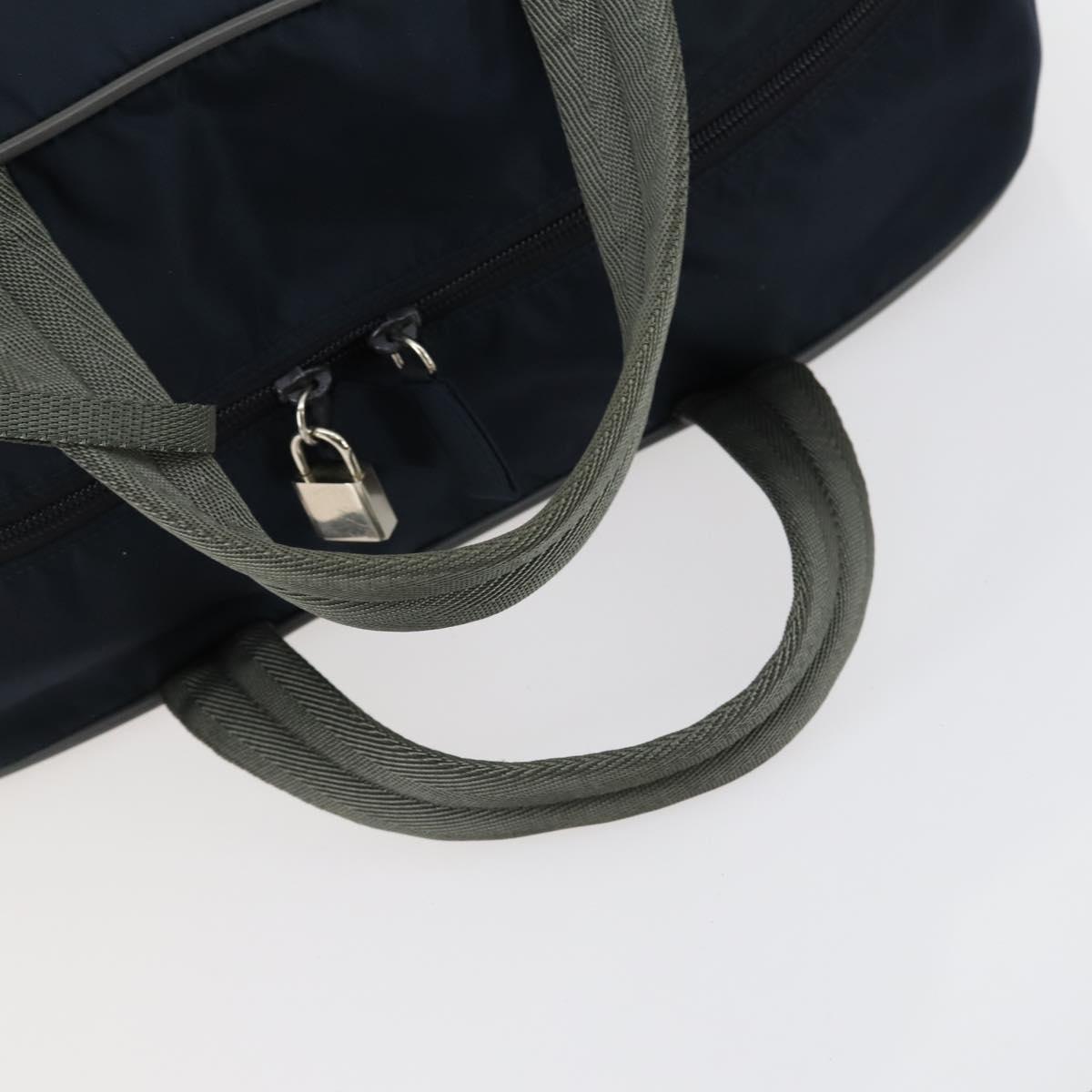 PRADA Sports Boston Bag Nylon 2way Navy Red Auth 158522