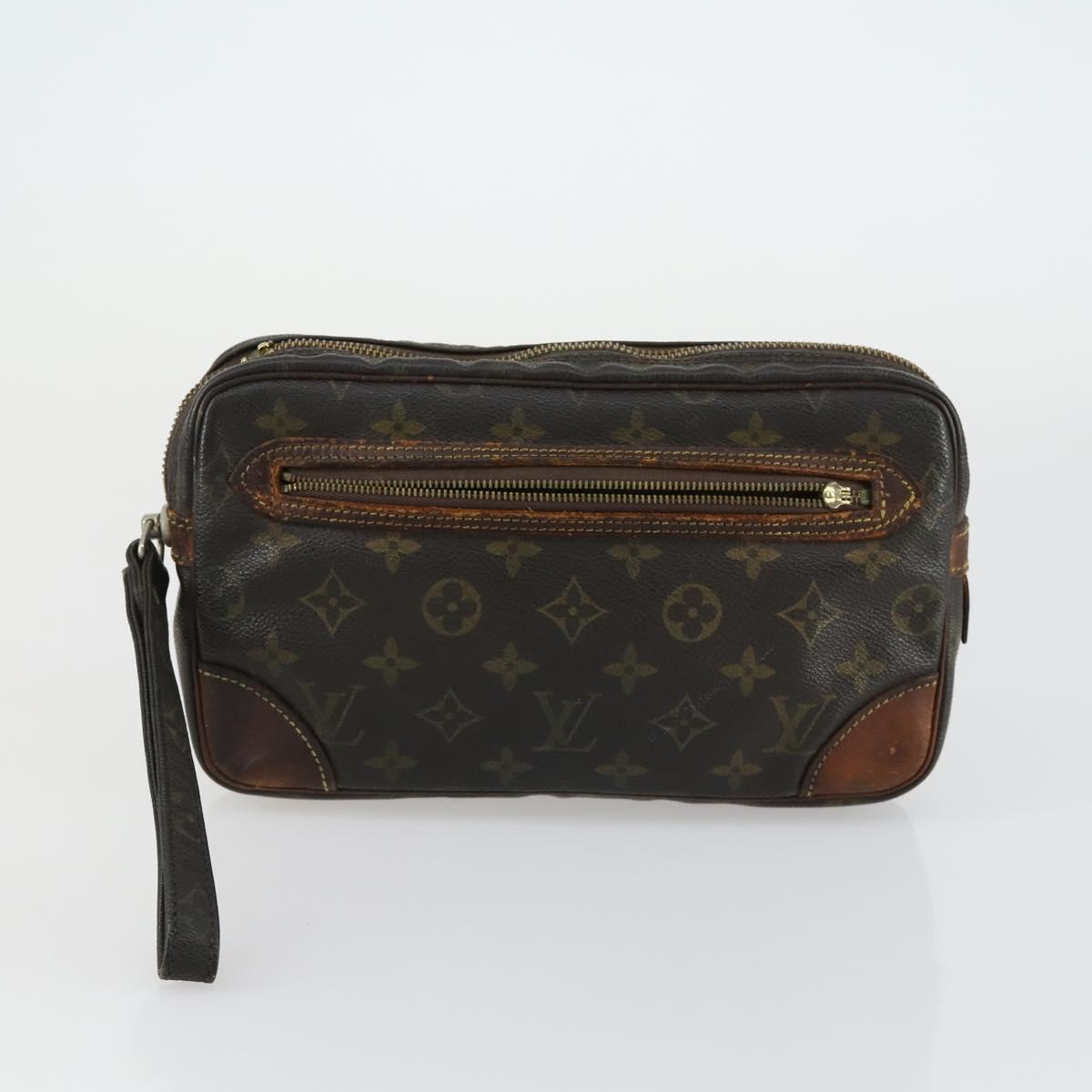 LOUIS VUITTON Monogram Clutch Bag 4 Set LV Auth 158548