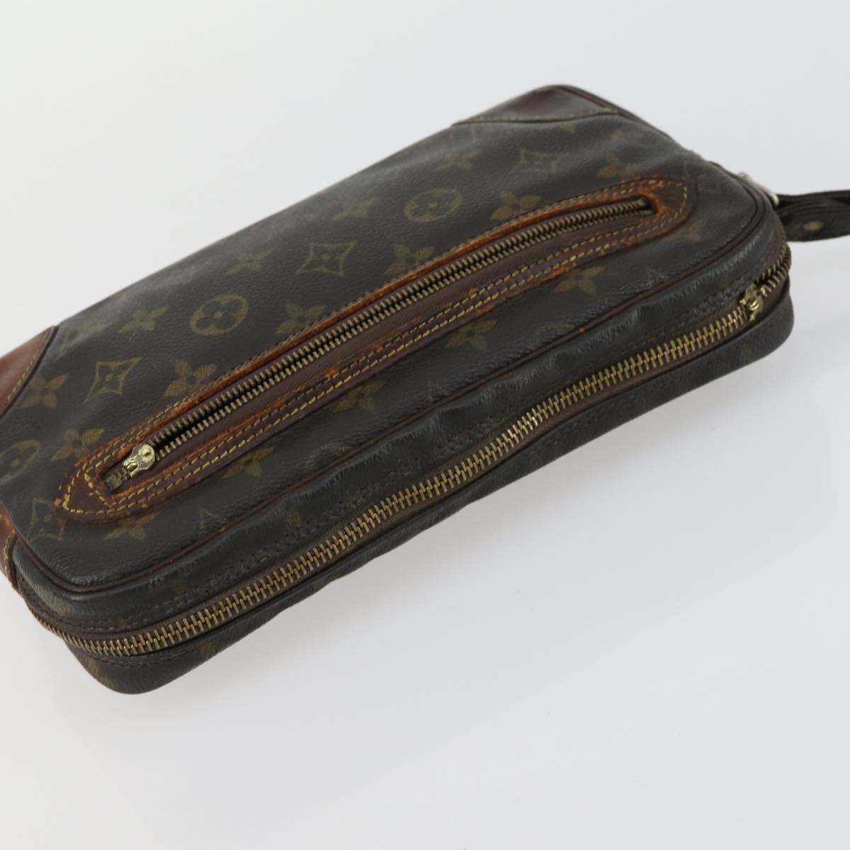 LOUIS VUITTON Monogram Clutch Bag 4 Set LV Auth 158548