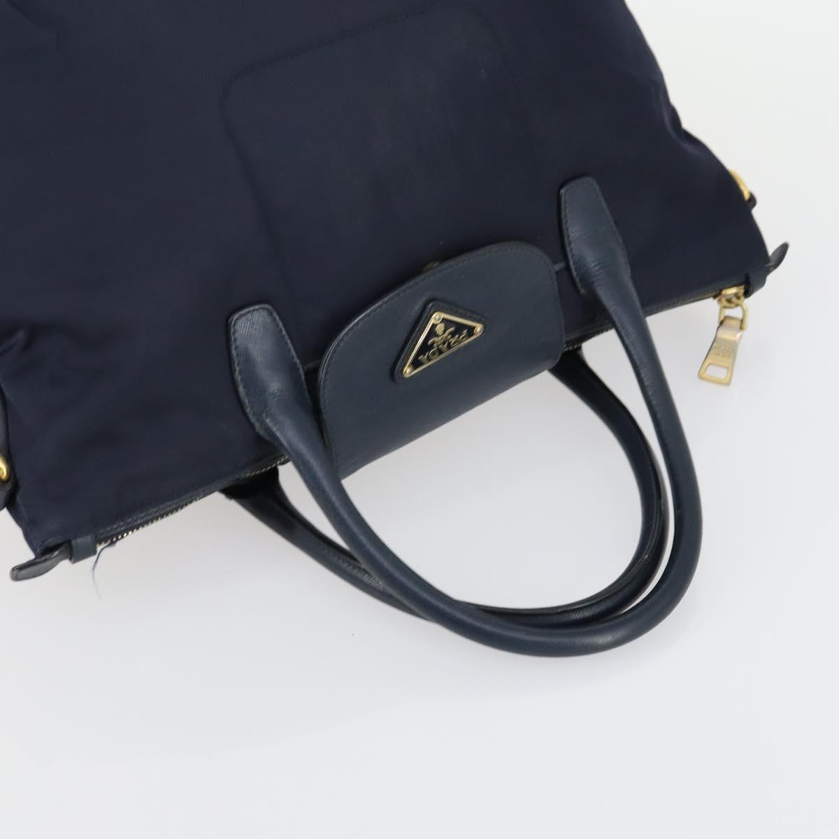 PRADA Hand Bag Nylon 3 Set Khaki Navy black Auth 158550