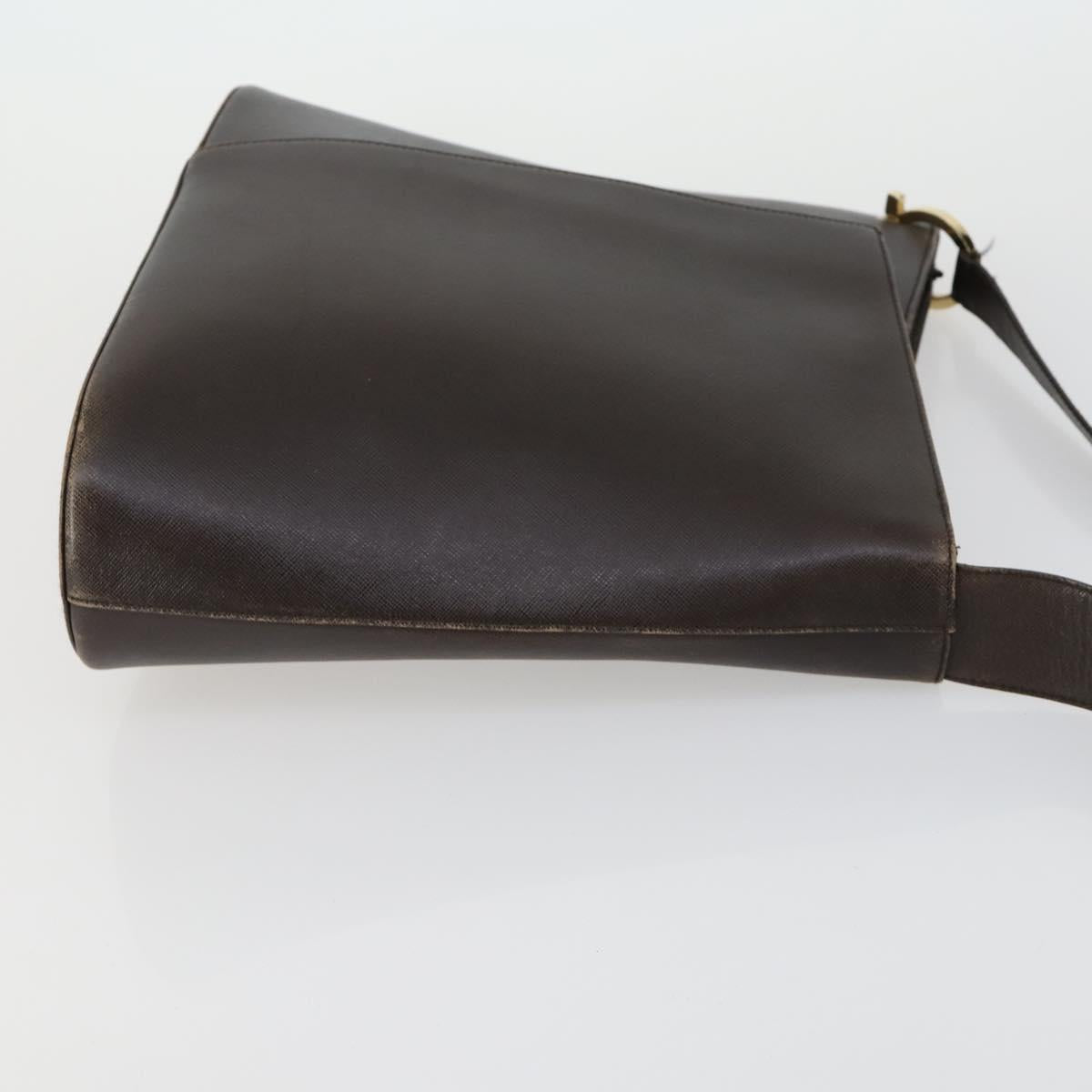 Salvatore Ferragamo Bag Leather Canvas 3 Set Black Brown Navy Auth 158551