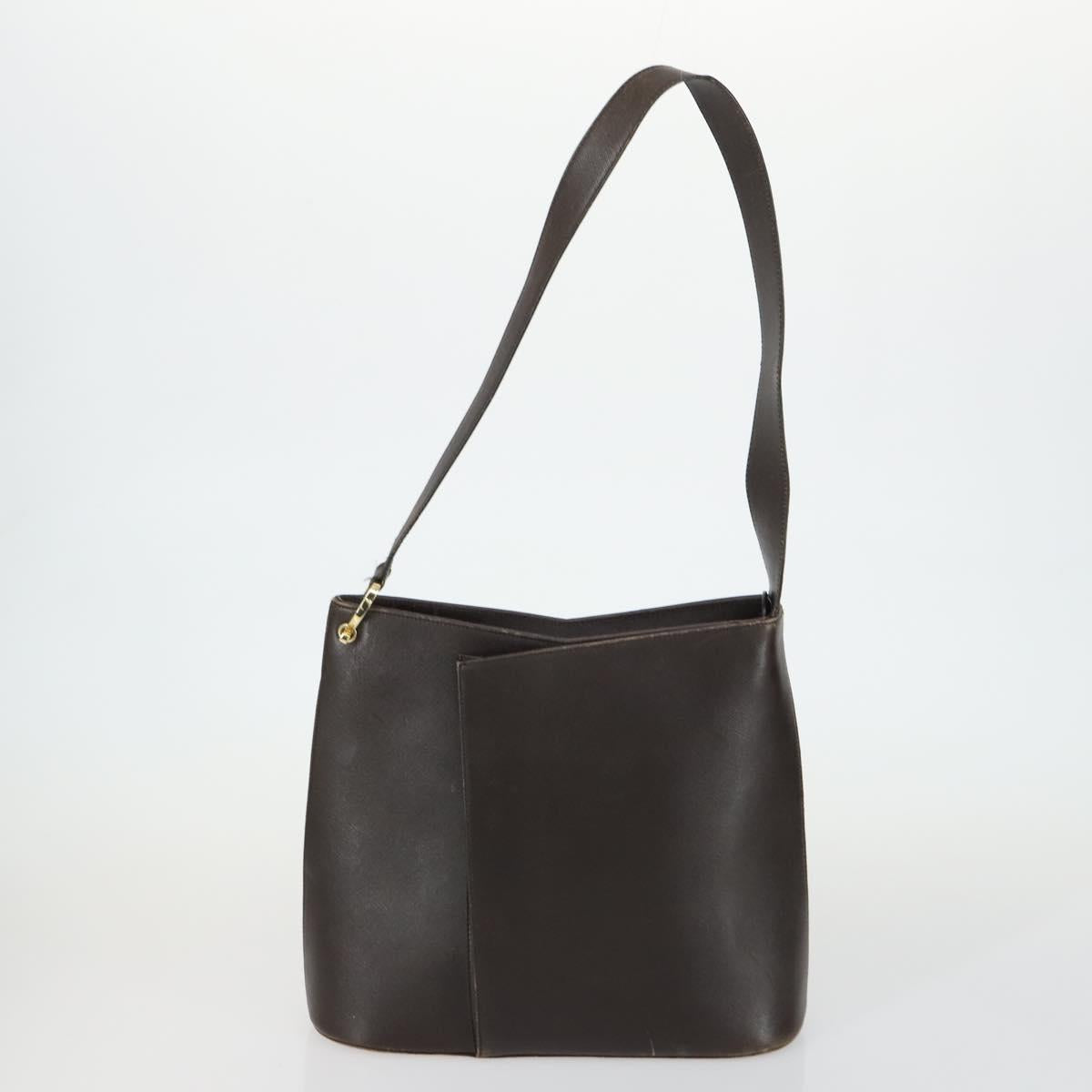Salvatore Ferragamo Bag Leather Canvas 3 Set Black Brown Navy Auth 158551