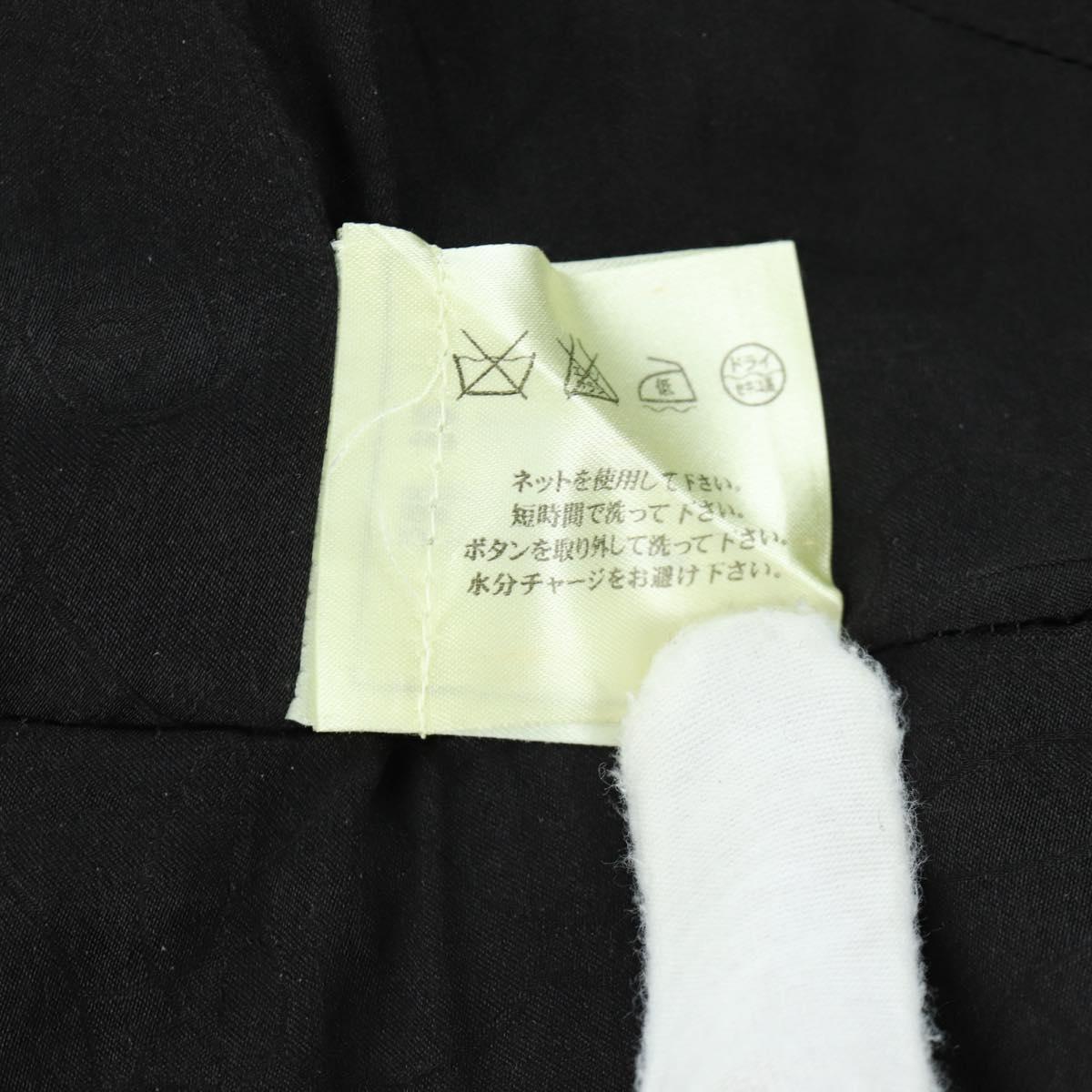 CHANEL Jacket Rayon Black CC Auth 158563M