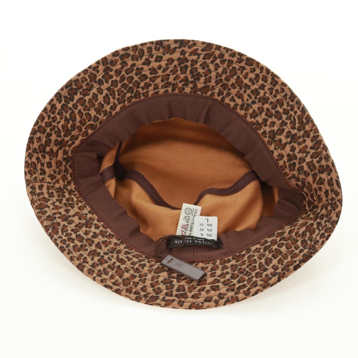 BOTTEGA VENETA Bucket Hat Nylon L Brown Auth 158572M