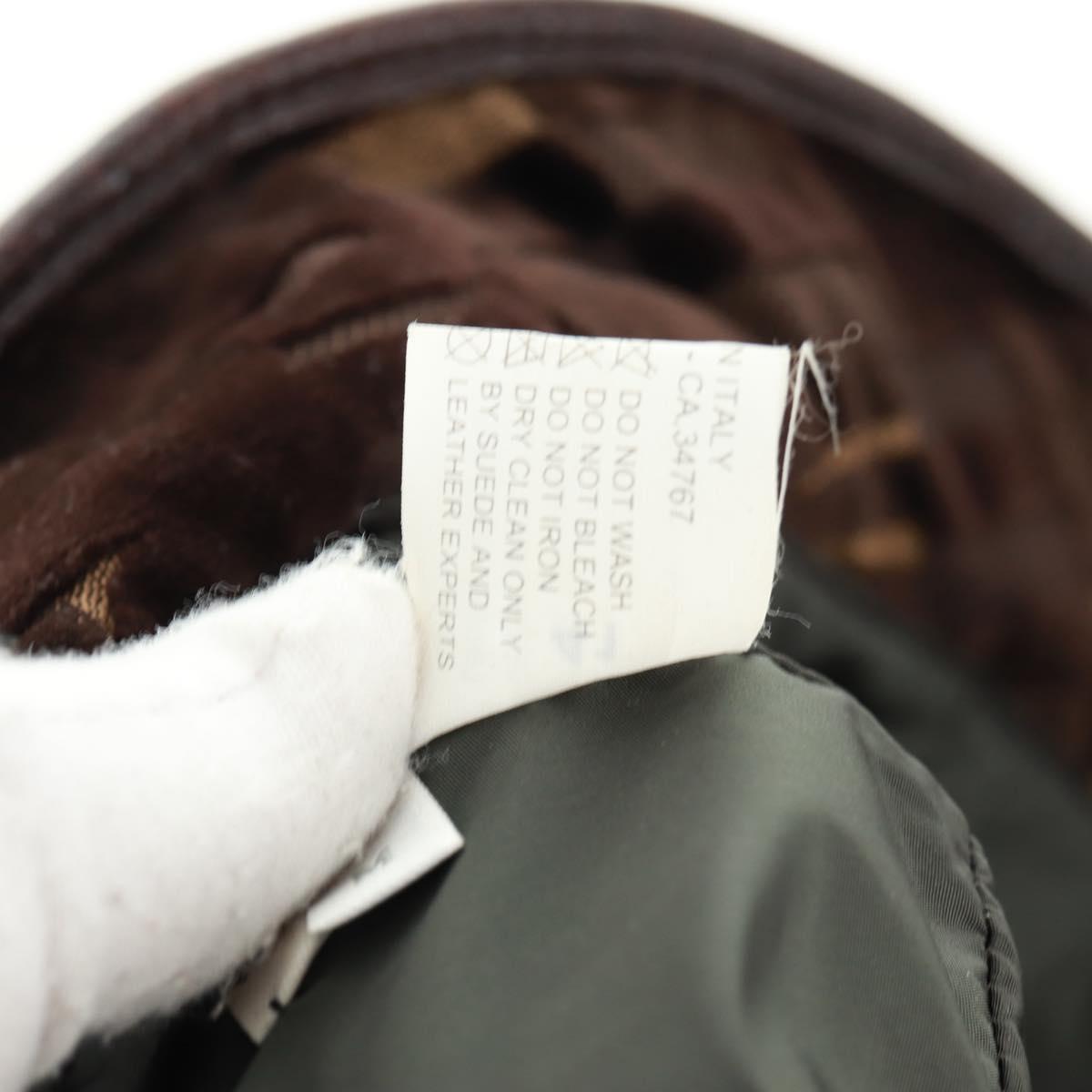Miu Miu Bucket Hat Velor M Brown Auth 158573M