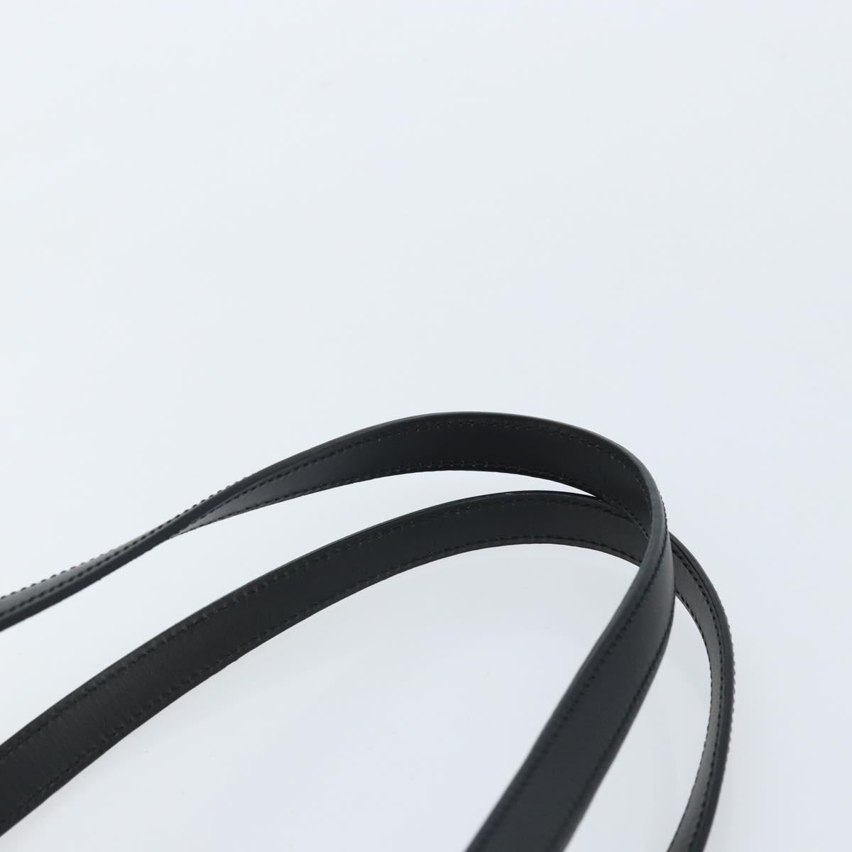 GOYARD Herringbone Okinawa PM Tote Bag PVC Black Silver Auth 158582SM