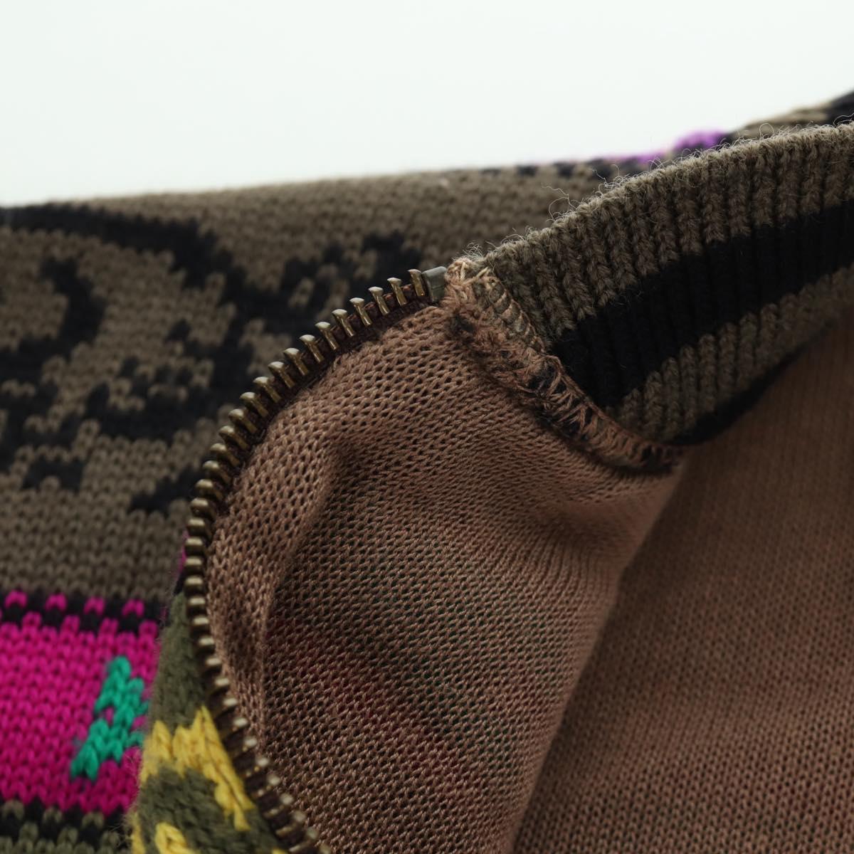 CHANEL Knitted Fabrics Wool Multicolor CC Auth 158587SAM
