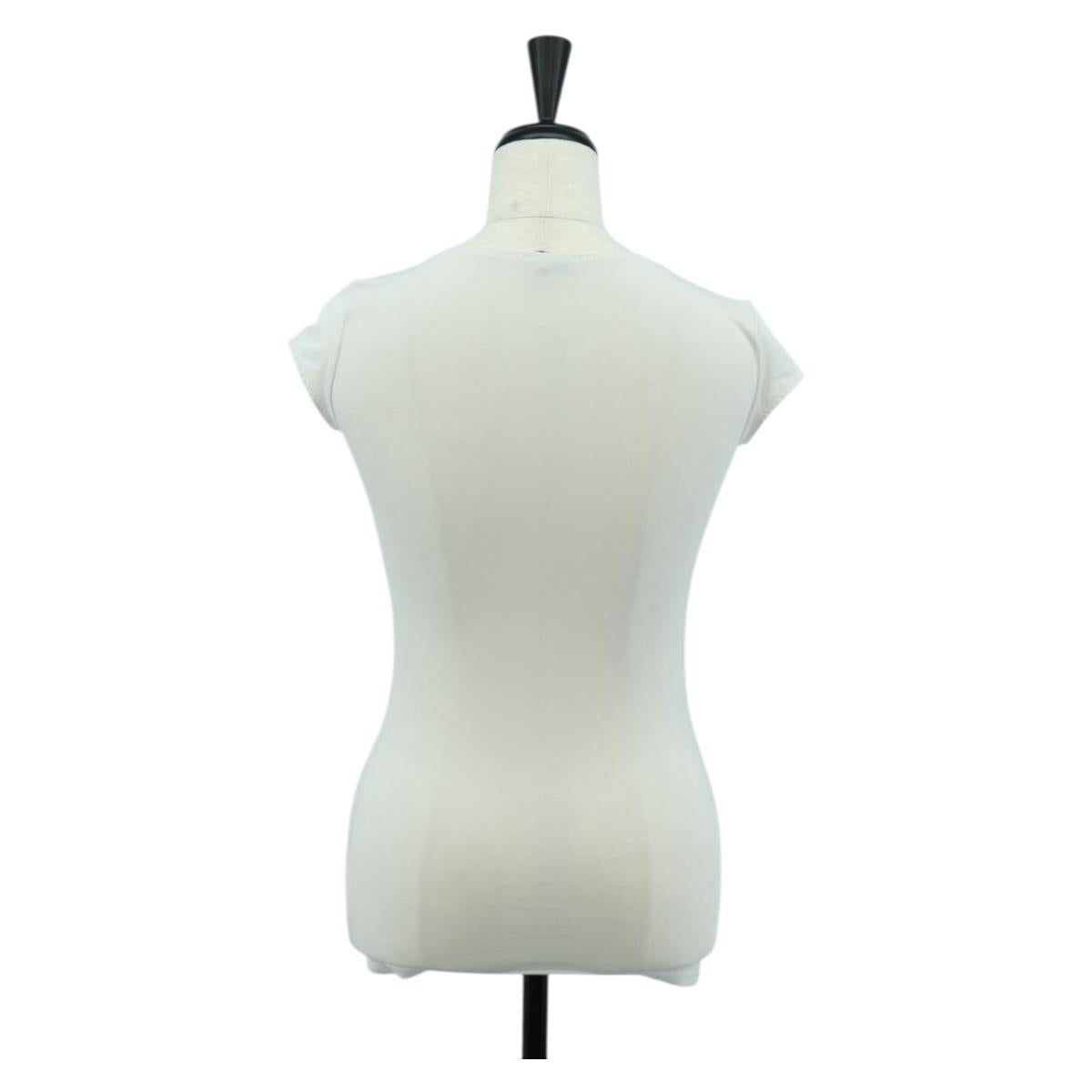 DOLCE&GABBANA Tank Top Cotton White Auth 158588M