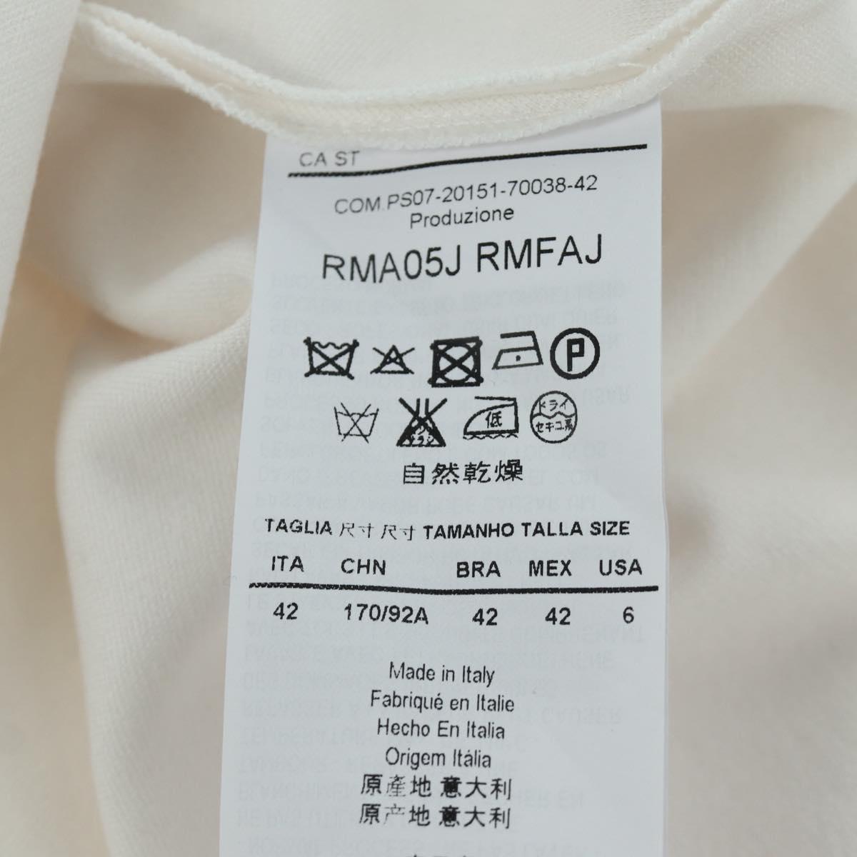 Armani Tops Shirt Cotton White Auth 158589M