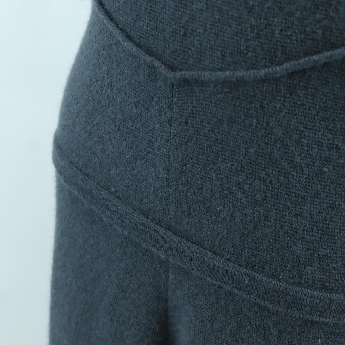 LOUIS VUITTON Tops Wool Nylon Gray LV Auth 158591M