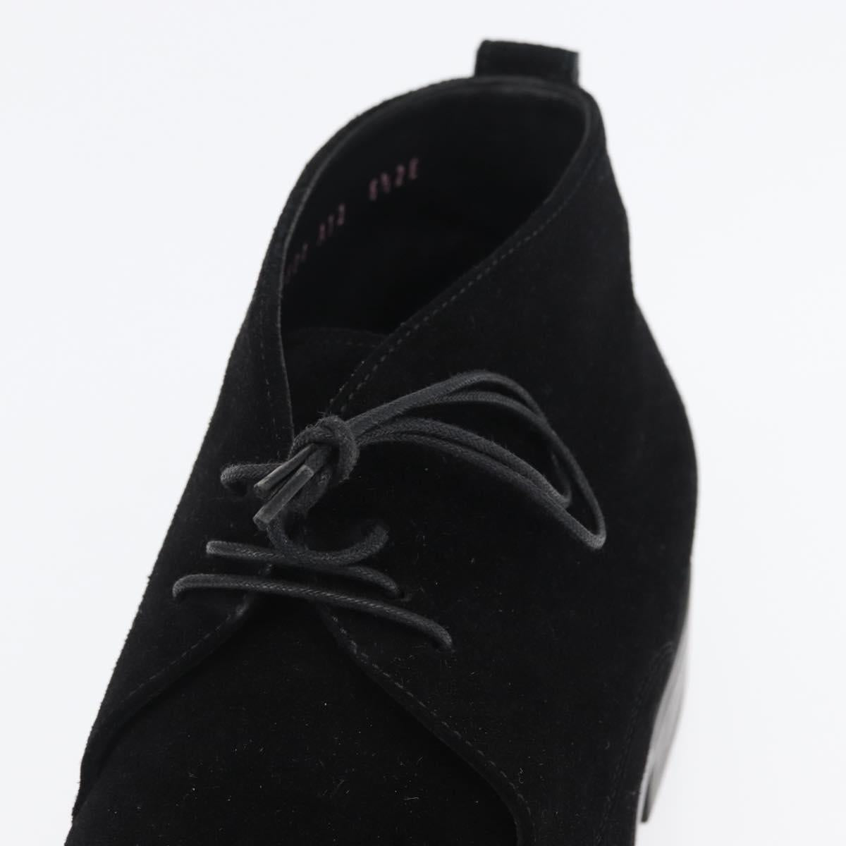 Salvatore Ferragamo Shoes Suede Black Auth 158596M