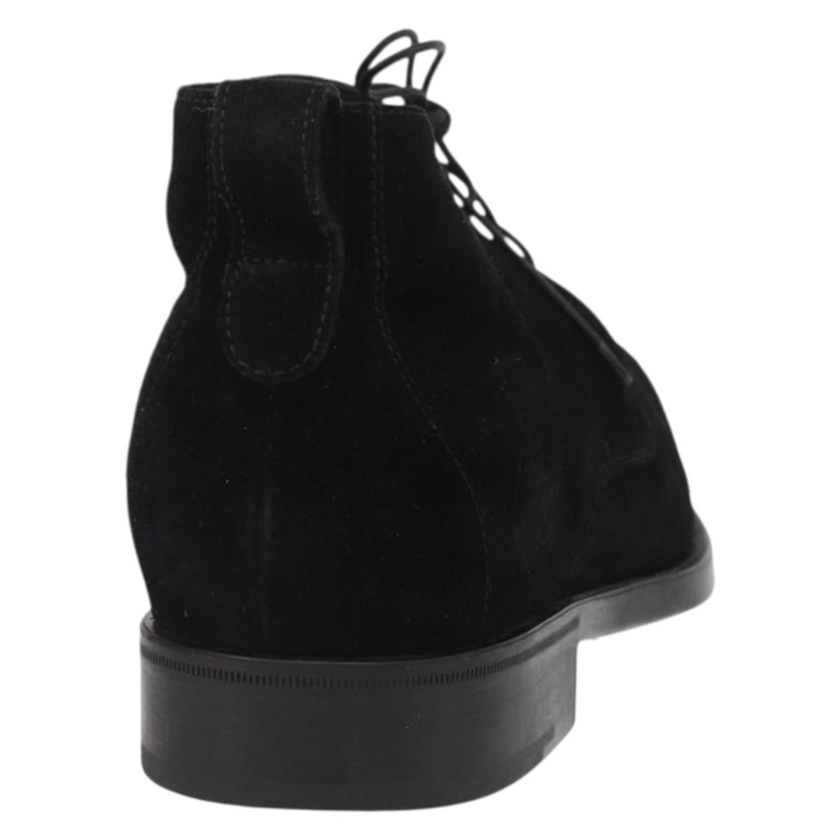 Salvatore Ferragamo Shoes Suede Black Auth 158596M