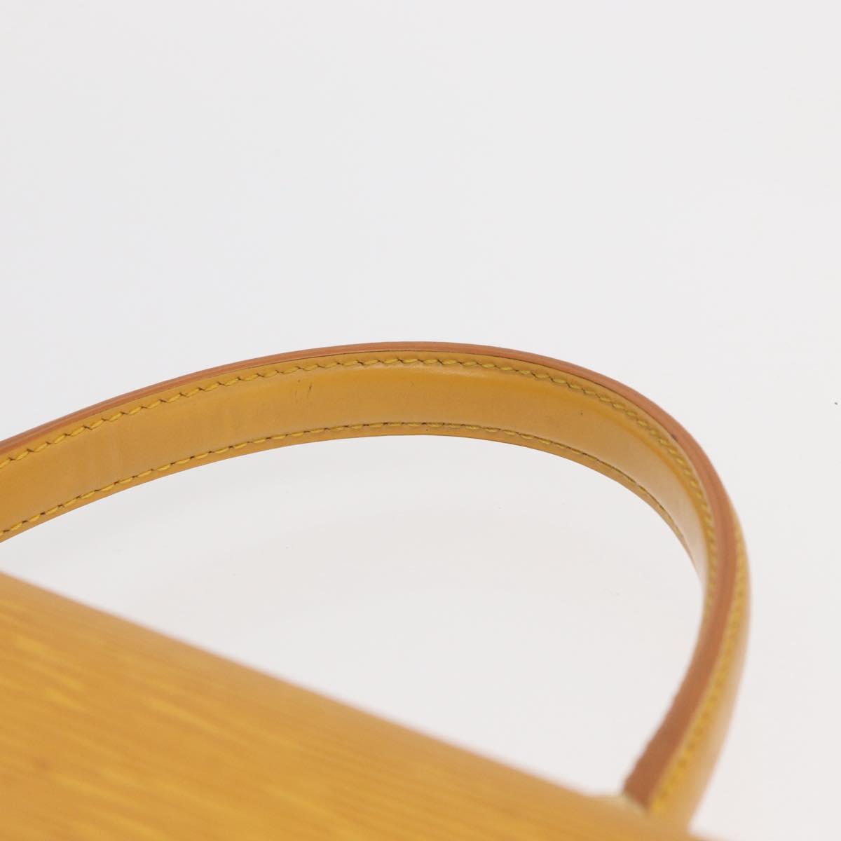 LOUIS VUITTON Epi Malesherbes Hand Bag Tassili Yellow Jonne M52379 Auth 158621