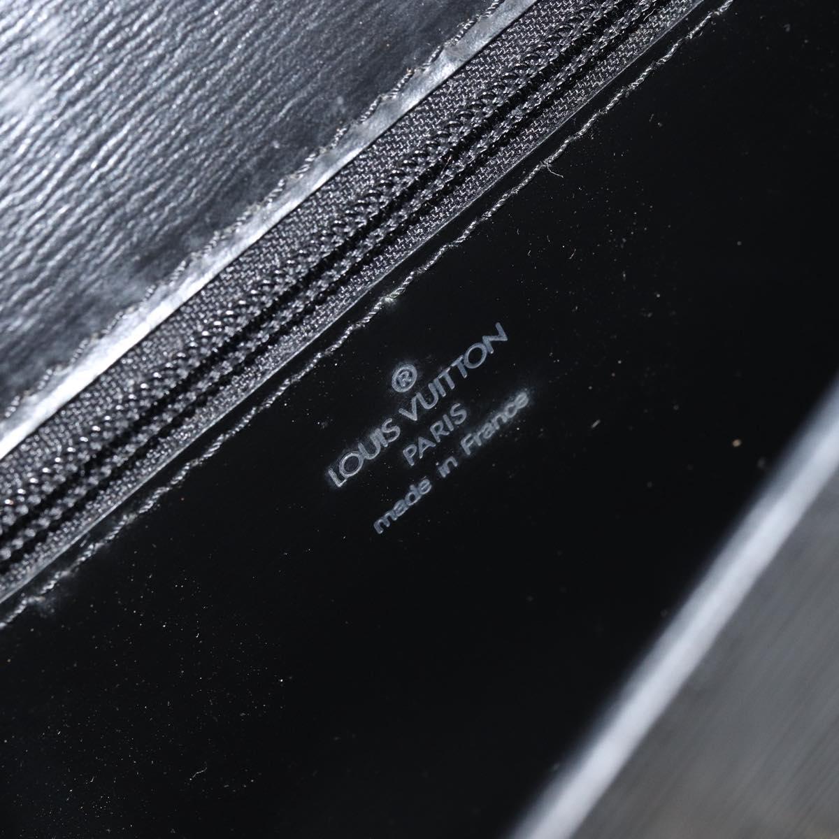 LOUIS VUITTON Epi Pochette Arche Shoulder Bag Black Noir M52572 LV Auth 158623A
