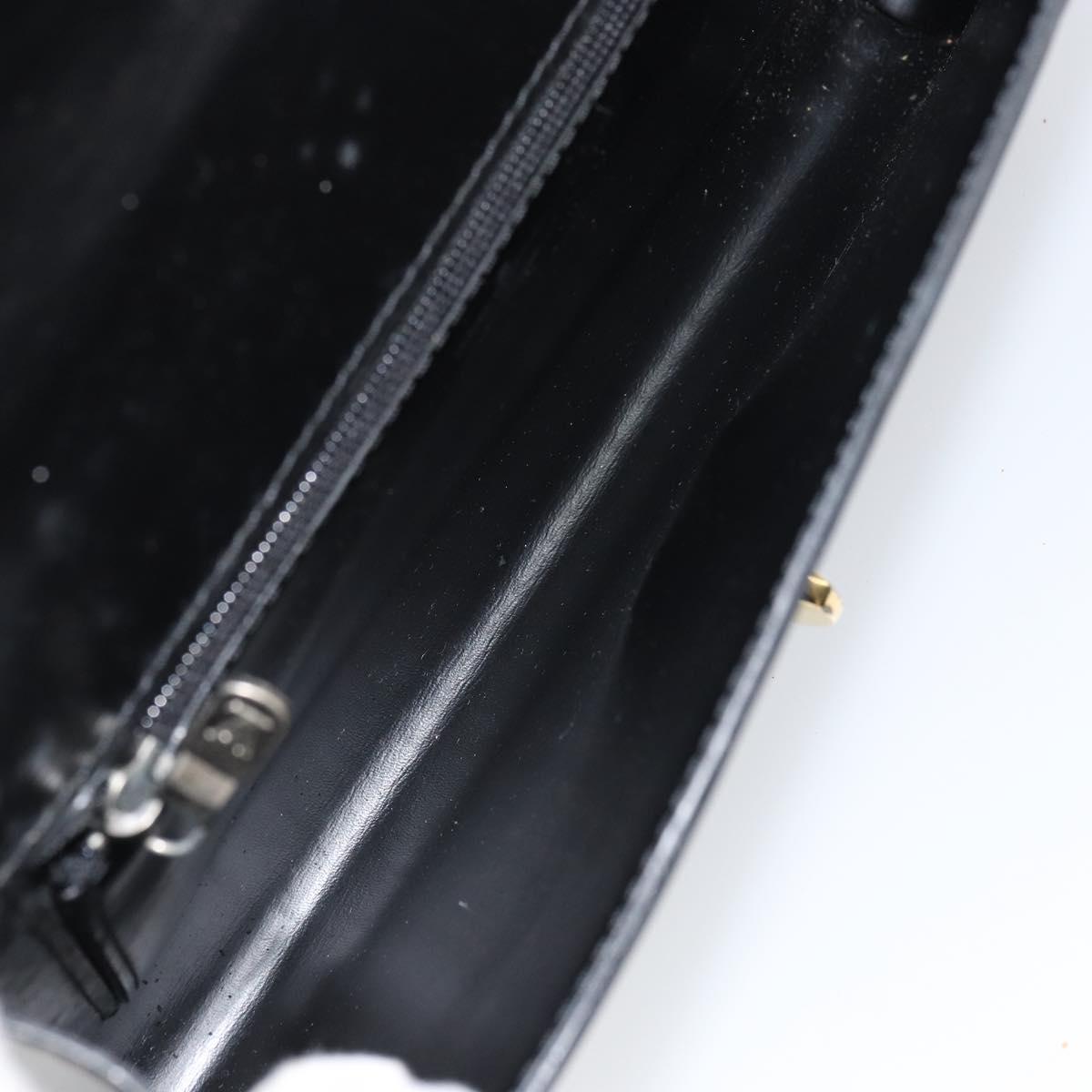 LOUIS VUITTON Epi Pochette Arche Shoulder Bag Black Noir M52572 LV Auth 158623A