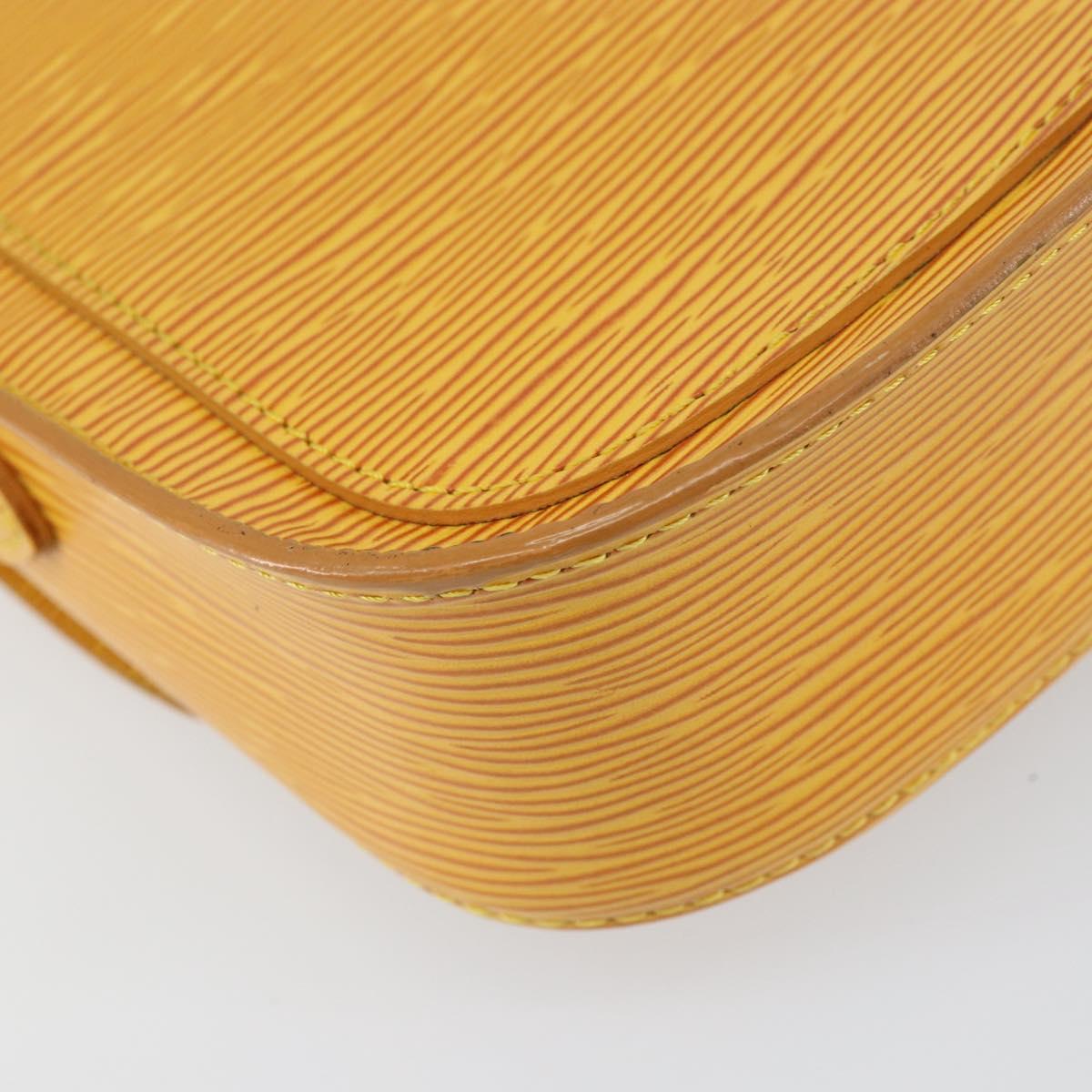 LOUIS VUITTON Epi Saint Cloud PM Shoulder Bag Yellow M52219 LV Auth 158626