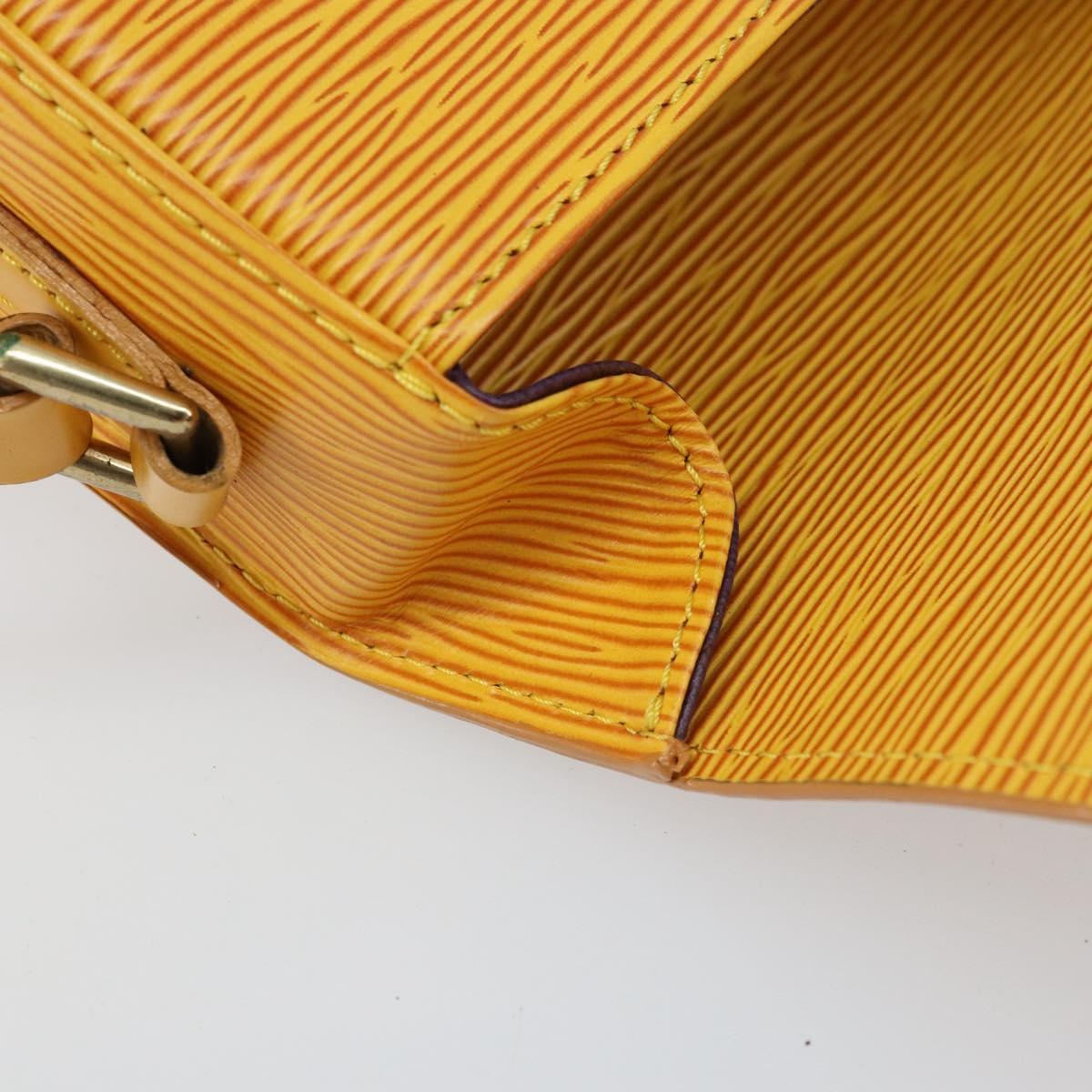 LOUIS VUITTON Epi Saint Cloud PM Shoulder Bag Yellow M52219 LV Auth 158626