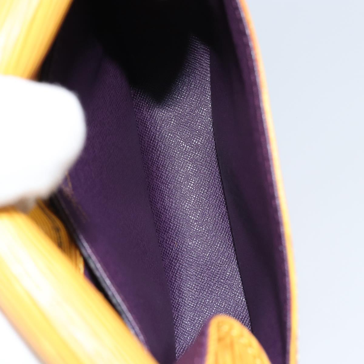 LOUIS VUITTON Epi Saint Cloud PM Shoulder Bag Yellow M52219 LV Auth 158626