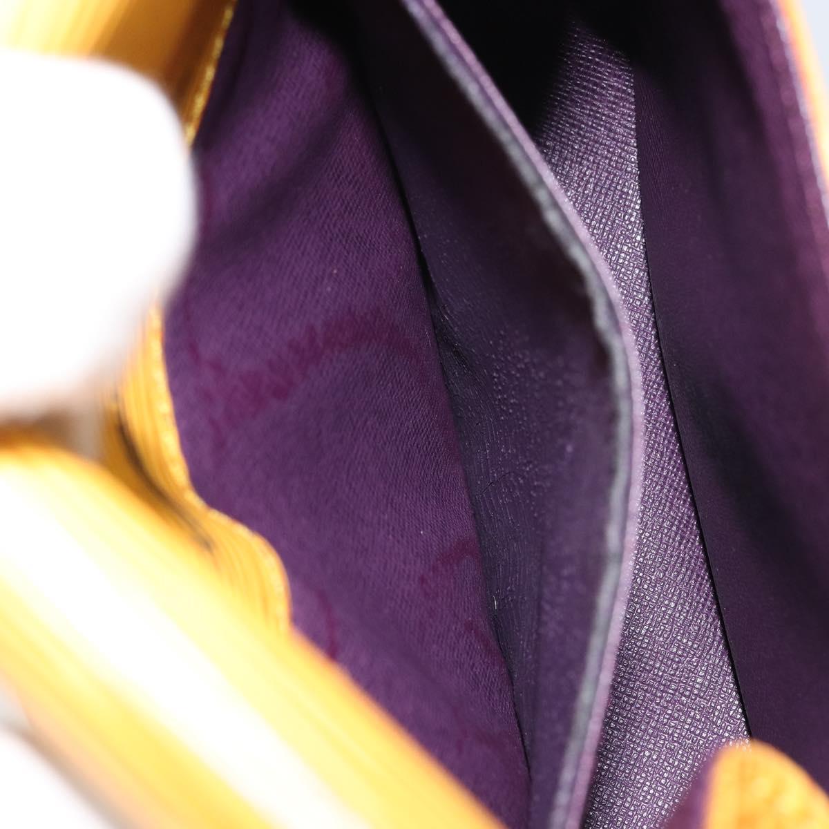 LOUIS VUITTON Epi Saint Cloud PM Shoulder Bag Yellow M52219 LV Auth 158626