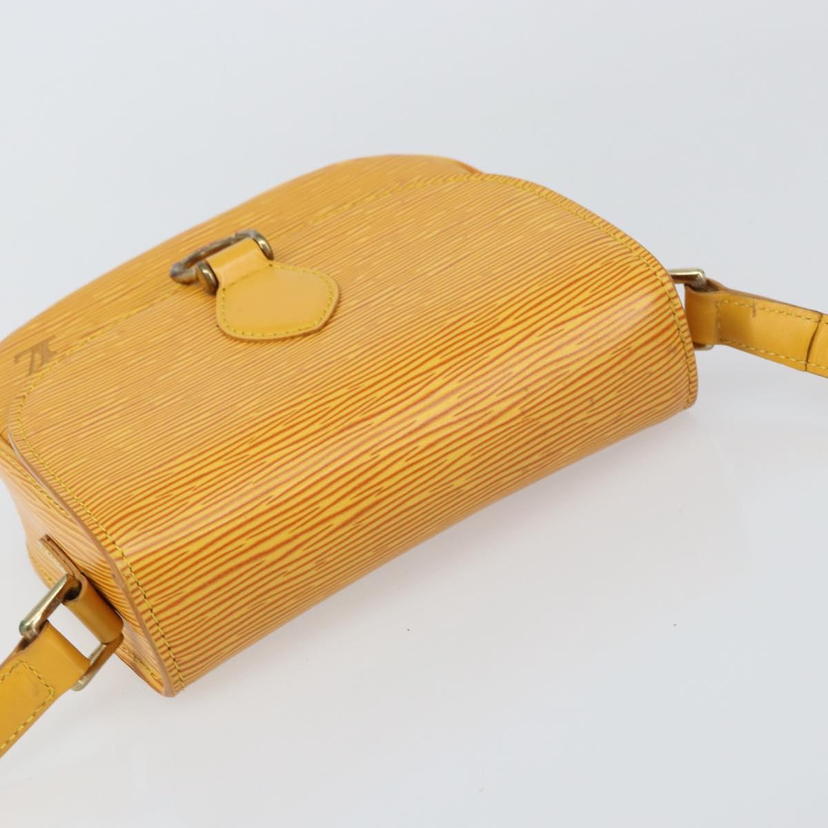 LOUIS VUITTON Epi Saint Cloud PM Shoulder Bag Yellow M52219 LV Auth 158626