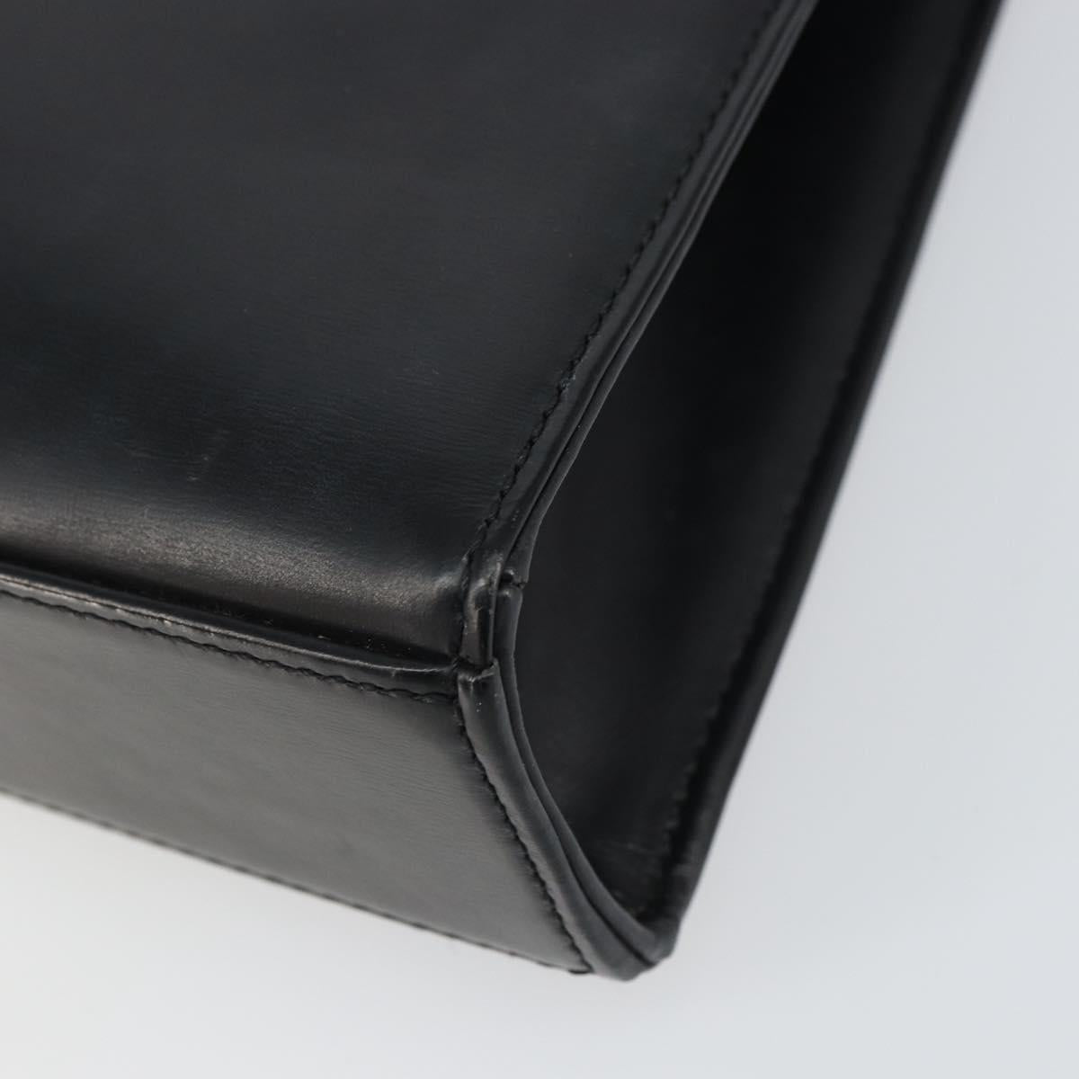 LOUIS VUITTON Epi Opera Line Spartan Bag Leather Black Noir M63942 Auth 158627