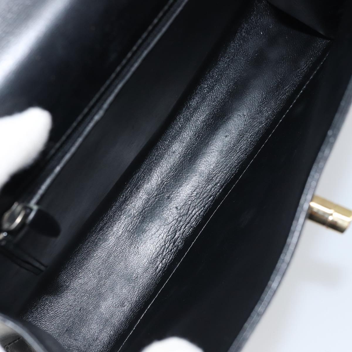 LOUIS VUITTON Epi Opera Line Spartan Bag Leather Black Noir M63942 Auth 158627