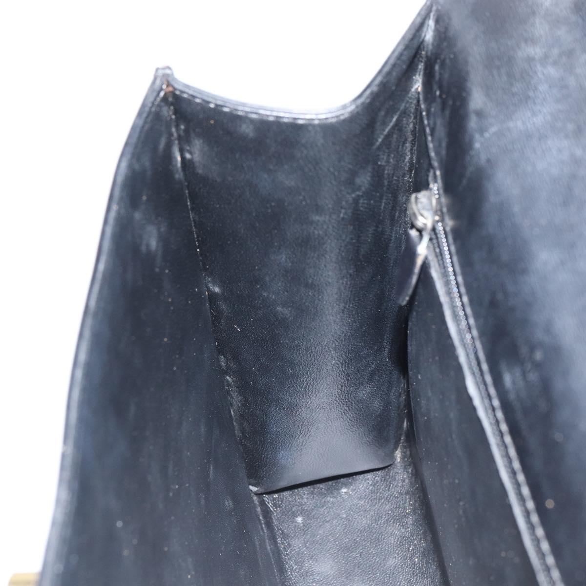 LOUIS VUITTON Epi Opera Line Spartan Bag Leather Black Noir M63942 Auth 158627