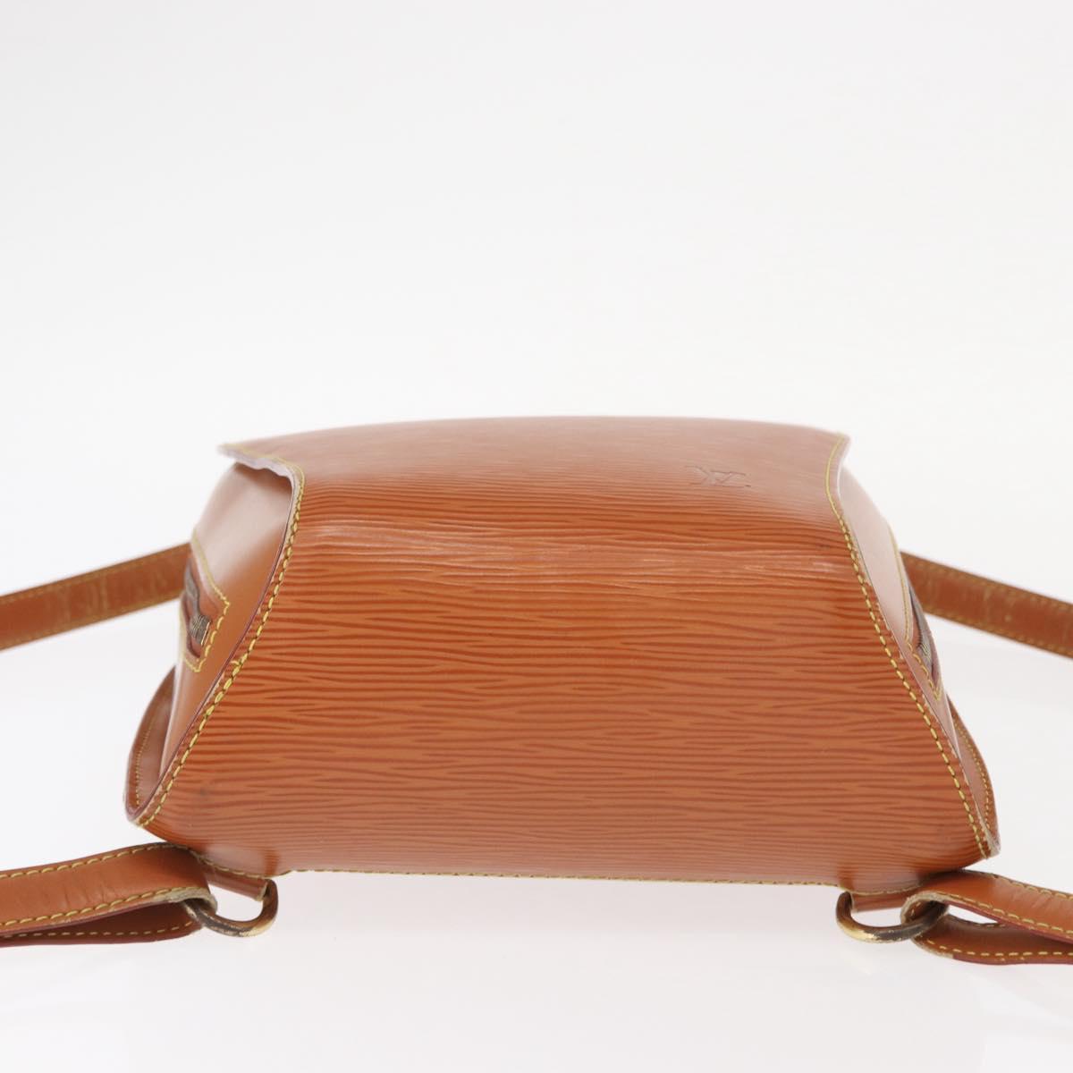 LOUIS VUITTON Epi Mabillon Backpack Zipangu Gold M52238 LV Auth 158628