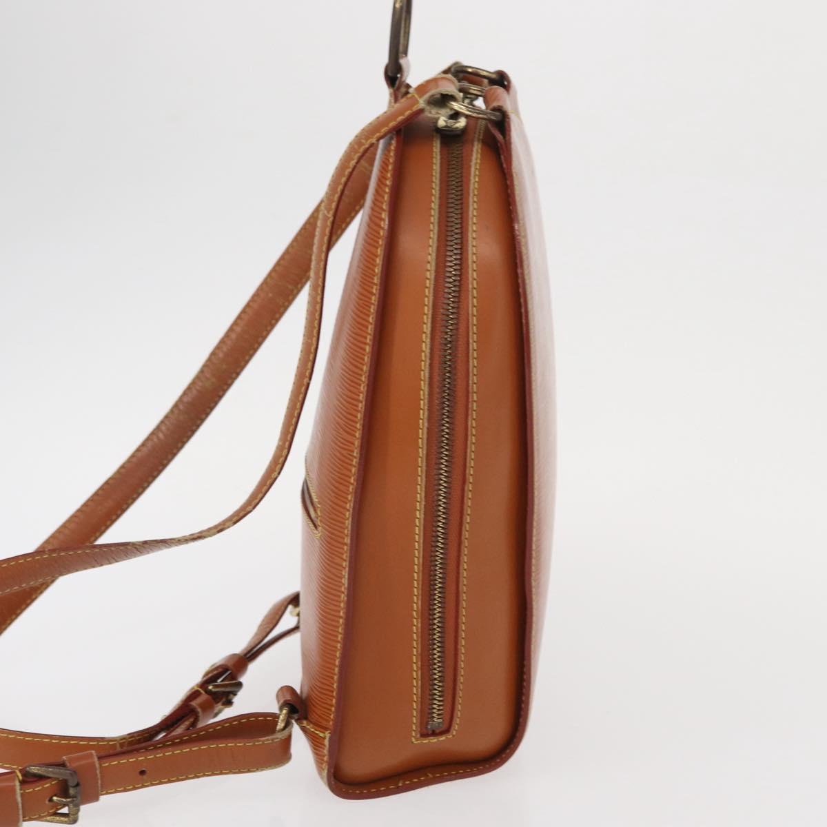 LOUIS VUITTON Epi Mabillon Backpack Zipangu Gold M52238 LV Auth 158628