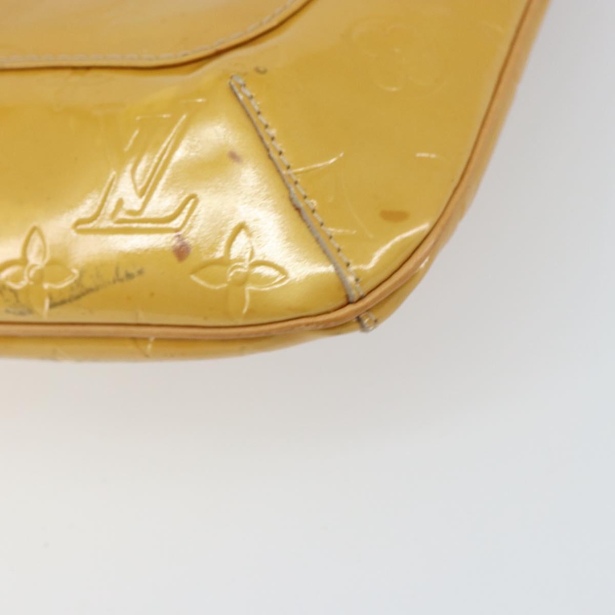 LOUIS VUITTON Monogram Vernis Thompson Street Bag Beige M91301 LV Auth 158629