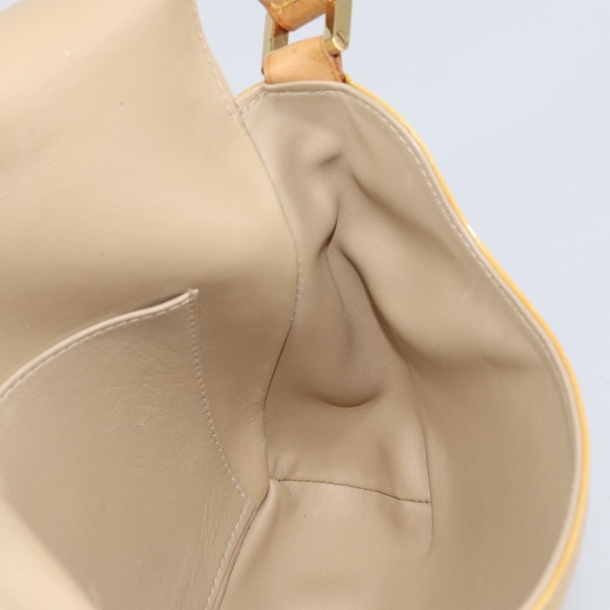 LOUIS VUITTON Monogram Vernis Thompson Street Bag Beige M91301 LV Auth 158629