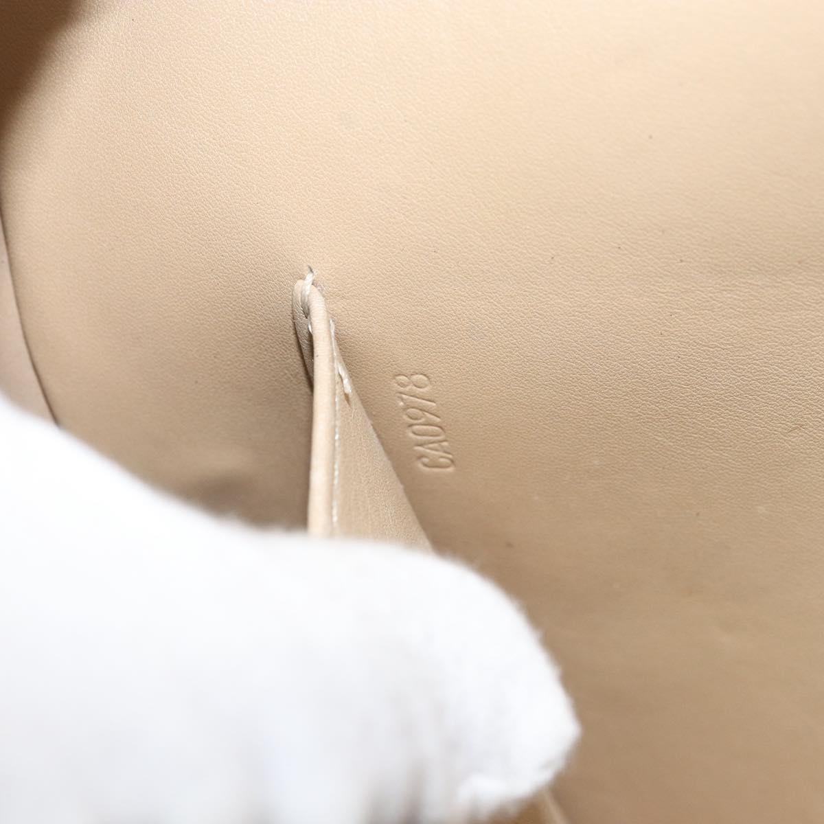 LOUIS VUITTON Monogram Vernis Thompson Street Bag Beige M91301 LV Auth 158629