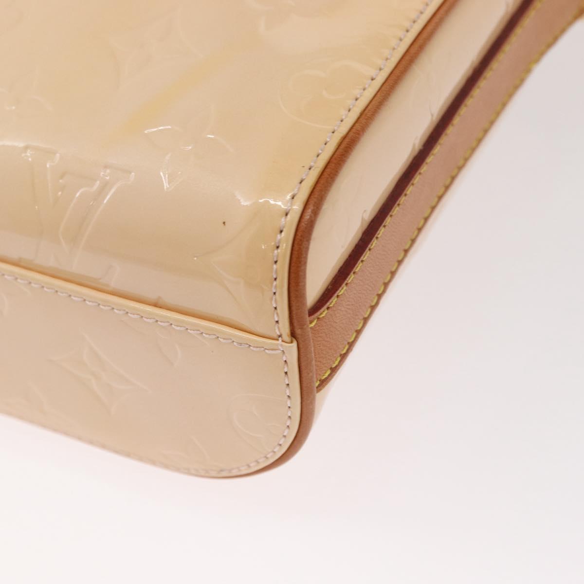 LOUIS VUITTON Vernis Sullivan Vertical Bag Marshmallow Pink M91298 Auth 158631