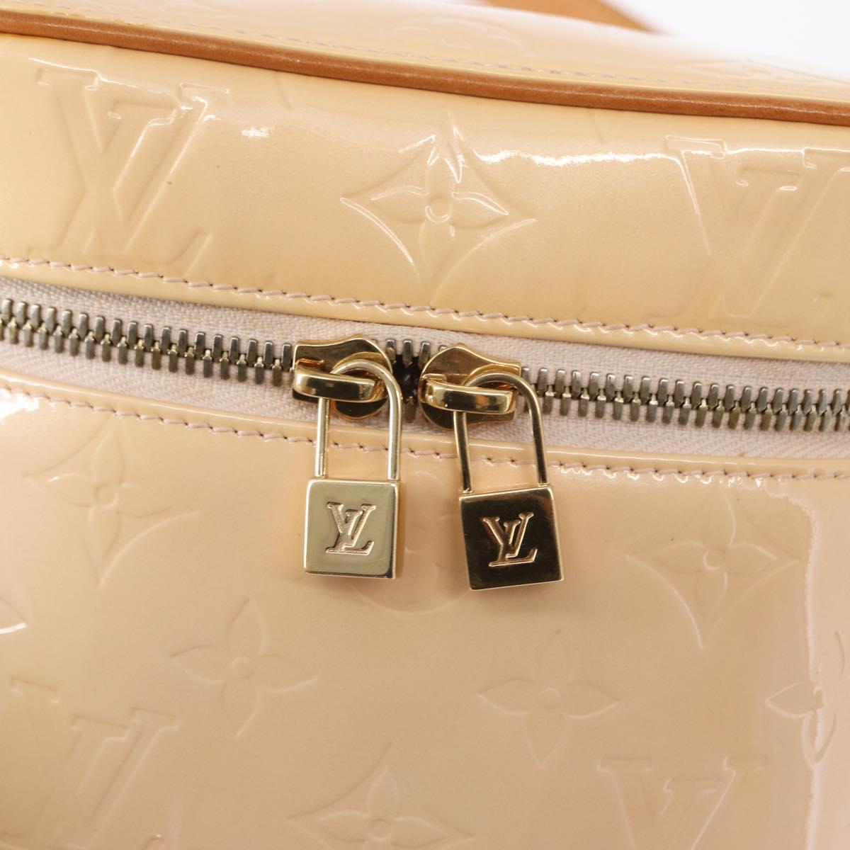 LOUIS VUITTON Vernis Sullivan Vertical Bag Marshmallow Pink M91298 Auth 158631