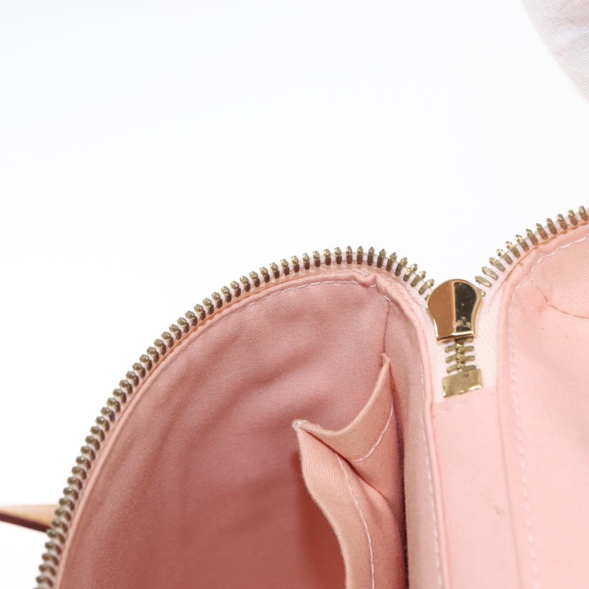 LOUIS VUITTON Vernis Sullivan Vertical Bag Marshmallow Pink M91298 Auth 158631