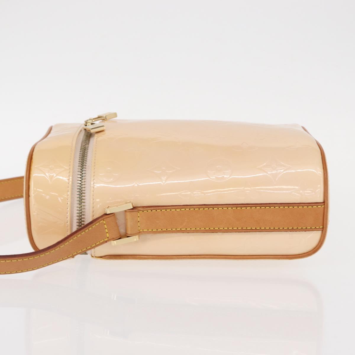 LOUIS VUITTON Vernis Sullivan Vertical Bag Marshmallow Pink M91298 Auth 158631