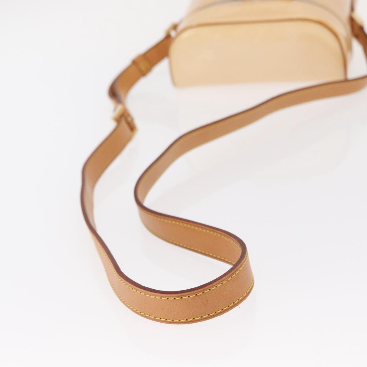 LOUIS VUITTON Vernis Sullivan Vertical Bag Marshmallow Pink M91298 Auth 158631