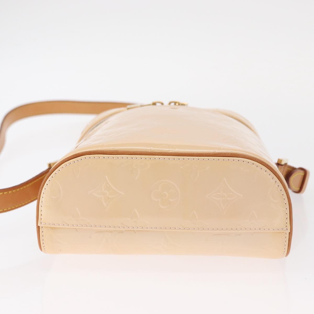 LOUIS VUITTON Vernis Sullivan Vertical Bag Marshmallow Pink M91298 Auth 158631